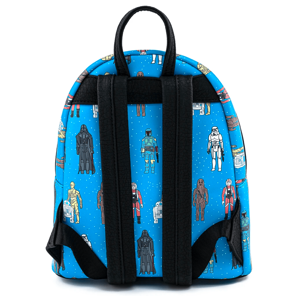 Loungefly x Star Wars Action Figures Line Up Mini Backpack - GeekCore