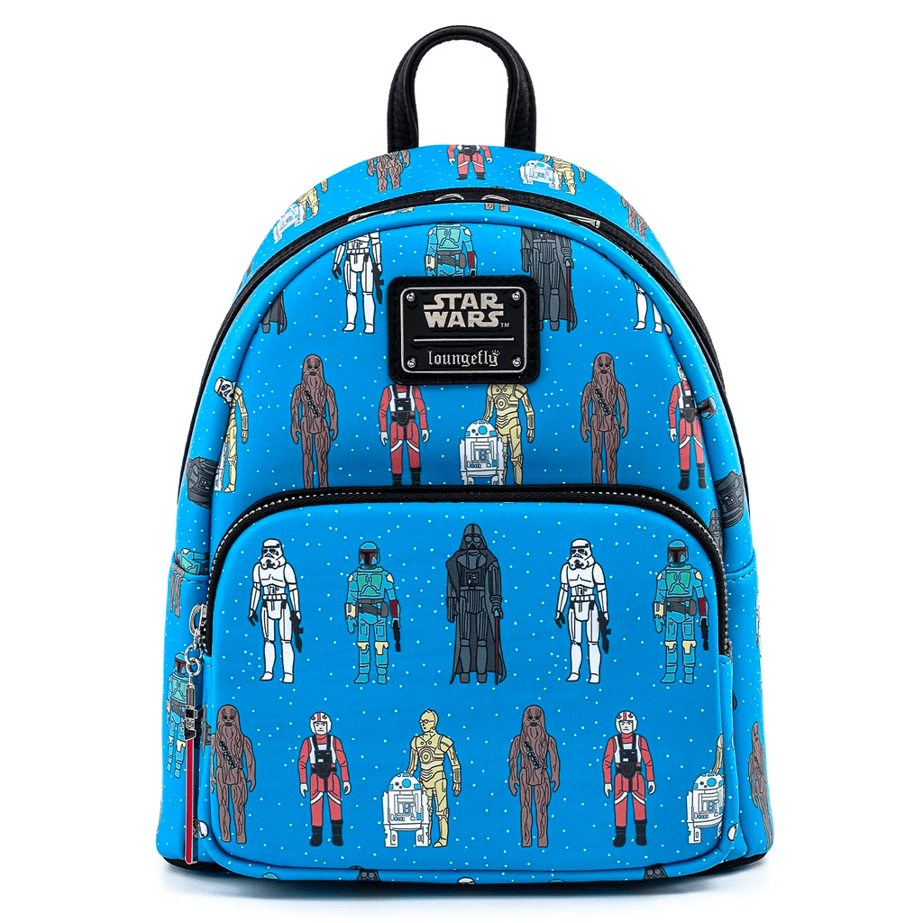 Loungefly x Star Wars Action Figures Line Up Mini Backpack - GeekCore