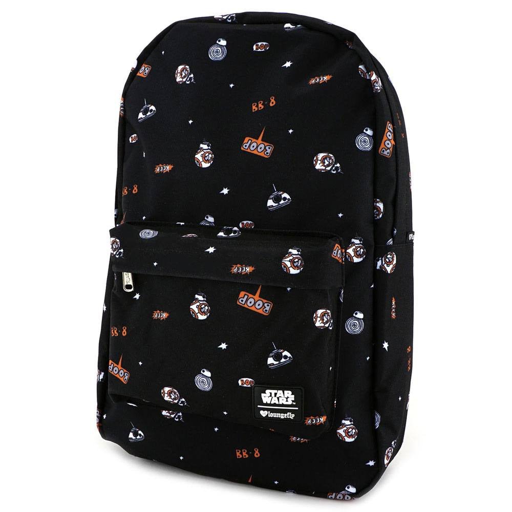 Loungefly x Star Wars BB - 8 All Over Print Nylon Backpack - GeekCore
