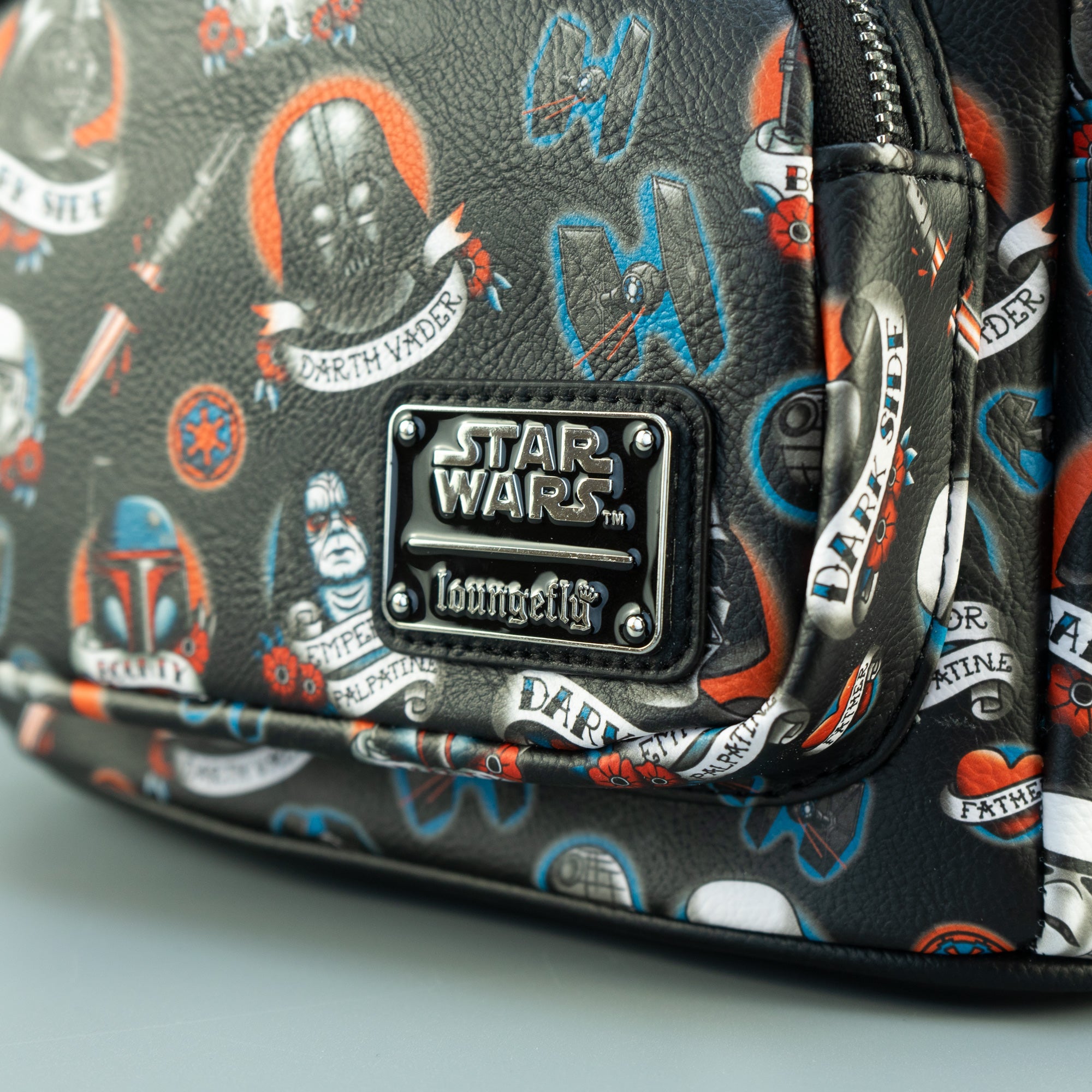 Loungefly x Star Wars Dark Side Tattoo Mini Backpack - GeekCore