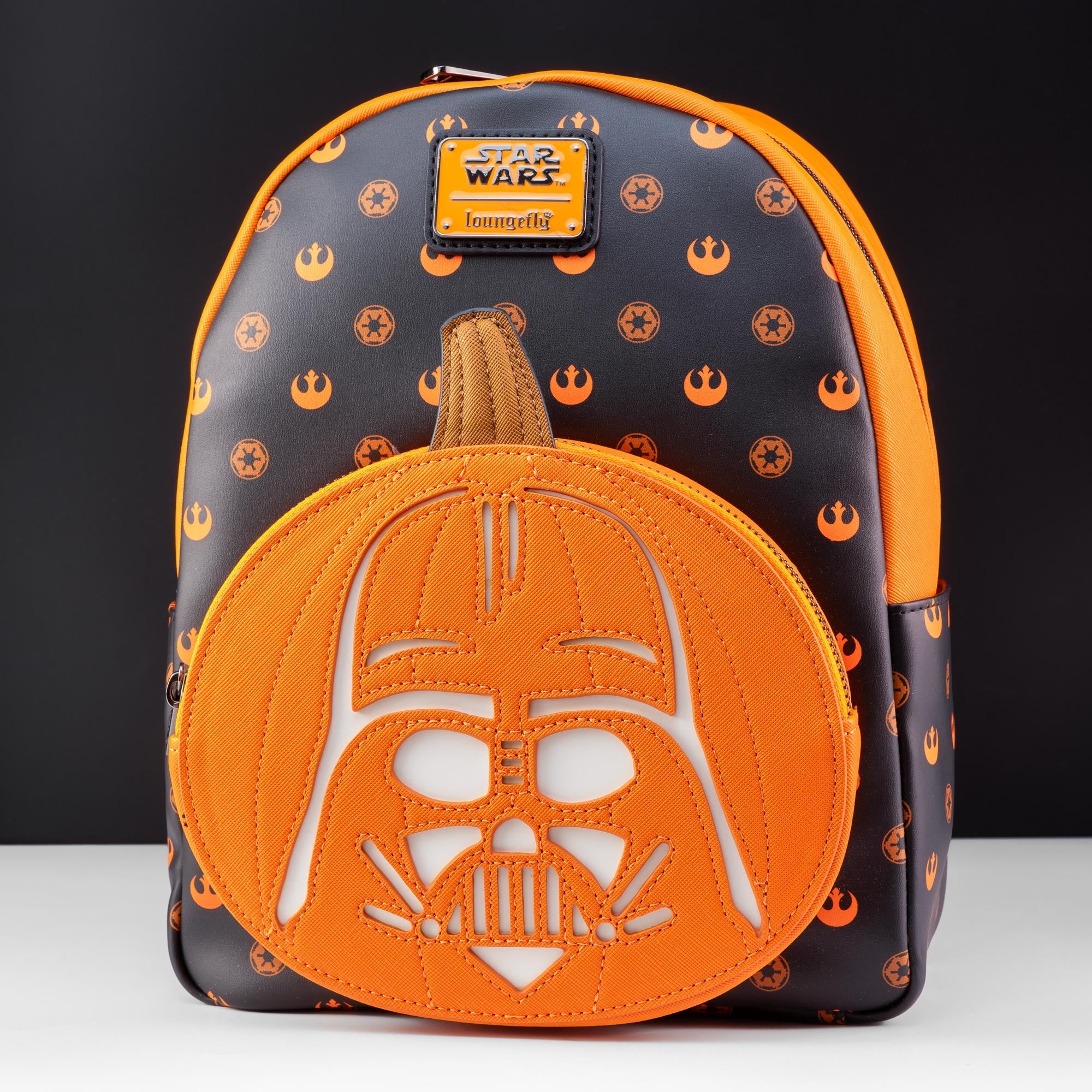 Loungefly x Star Wars Darth Vader Jack Lantern Star Mini Backpack - GeekCore