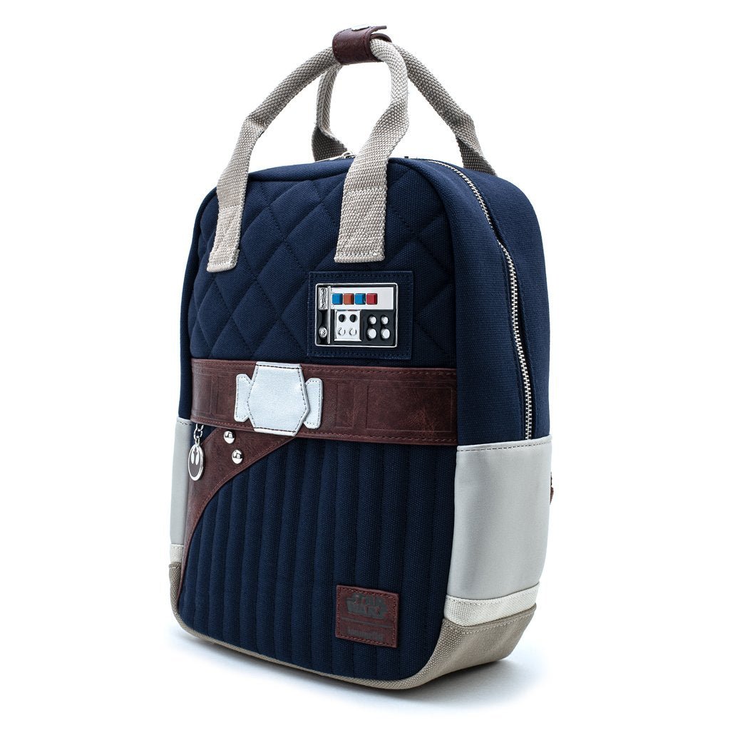 Loungefly x Star Wars Empire Strikes Back 40th Anniversary Han Solo Hoth Canvas Backpack - GeekCore