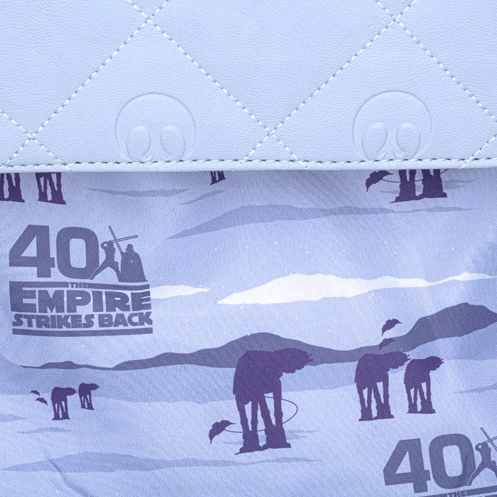 Loungefly X Star Wars Empire Strikes Back 40th Anniversary Hoth Sherpa Cross Body Bag - GeekCore