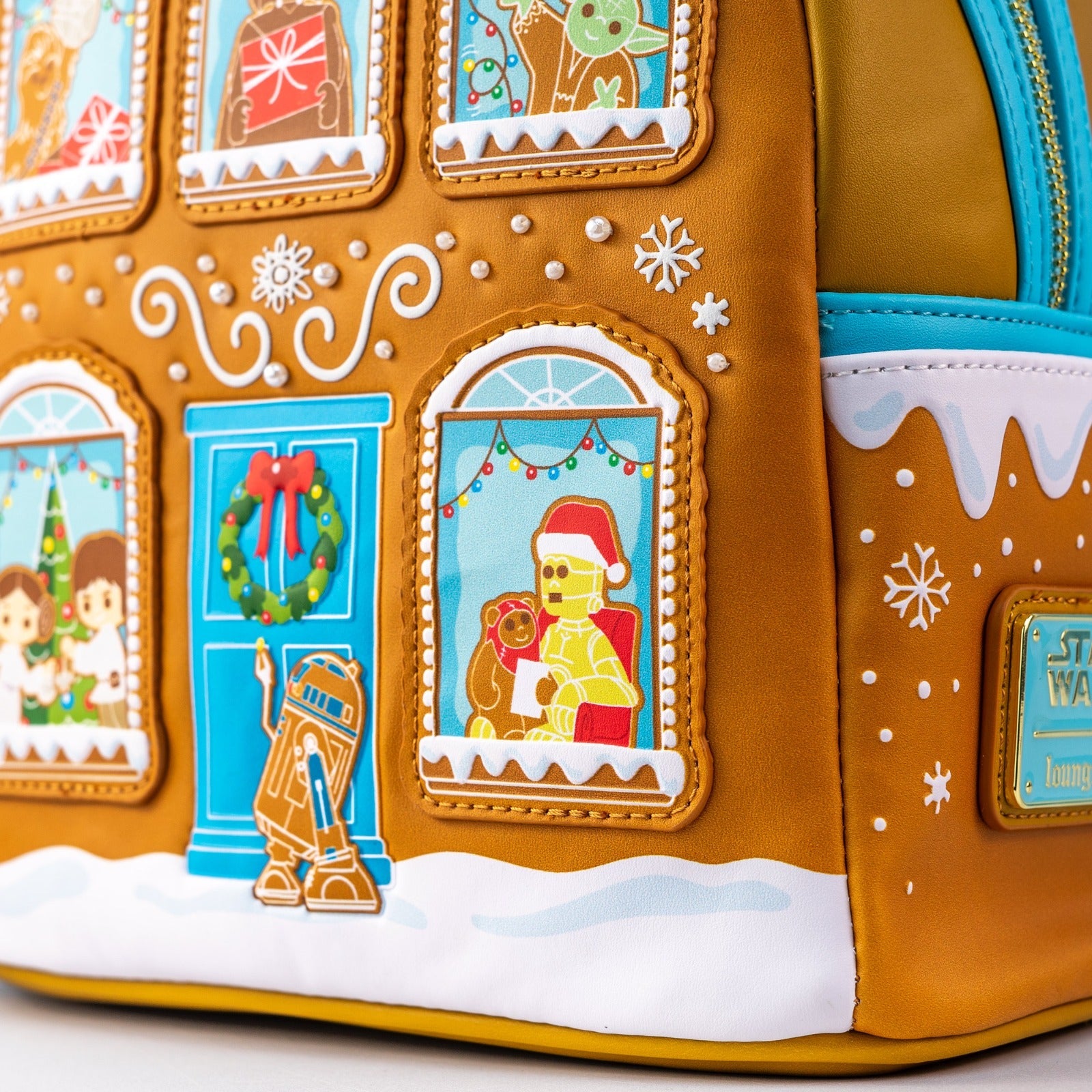 Loungefly x Star Wars Festive Gingerbread House Mini Backpack - GeekCore