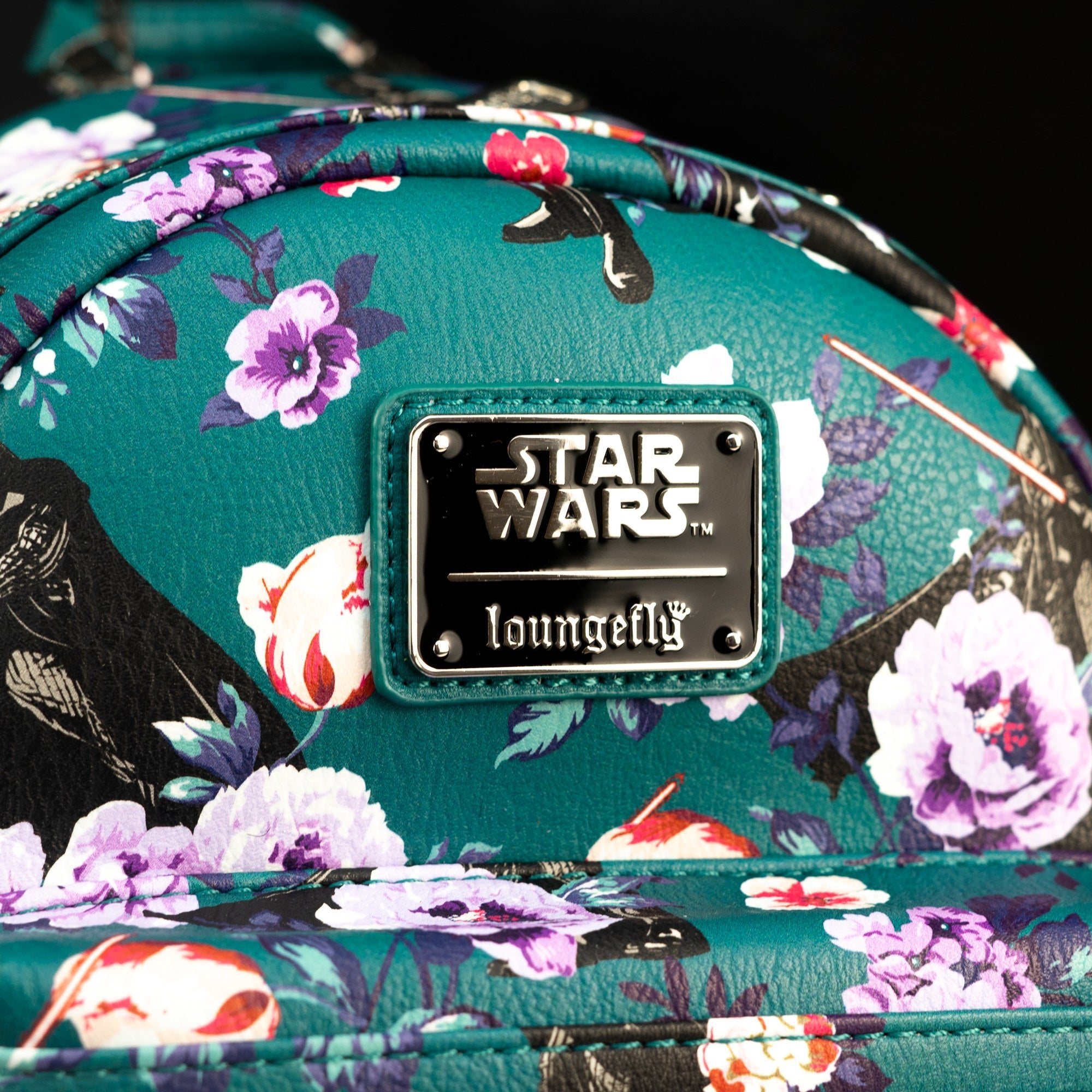 Loungefly x Star Wars Floral Darth Vader AOP Mini Backpack - GeekCore