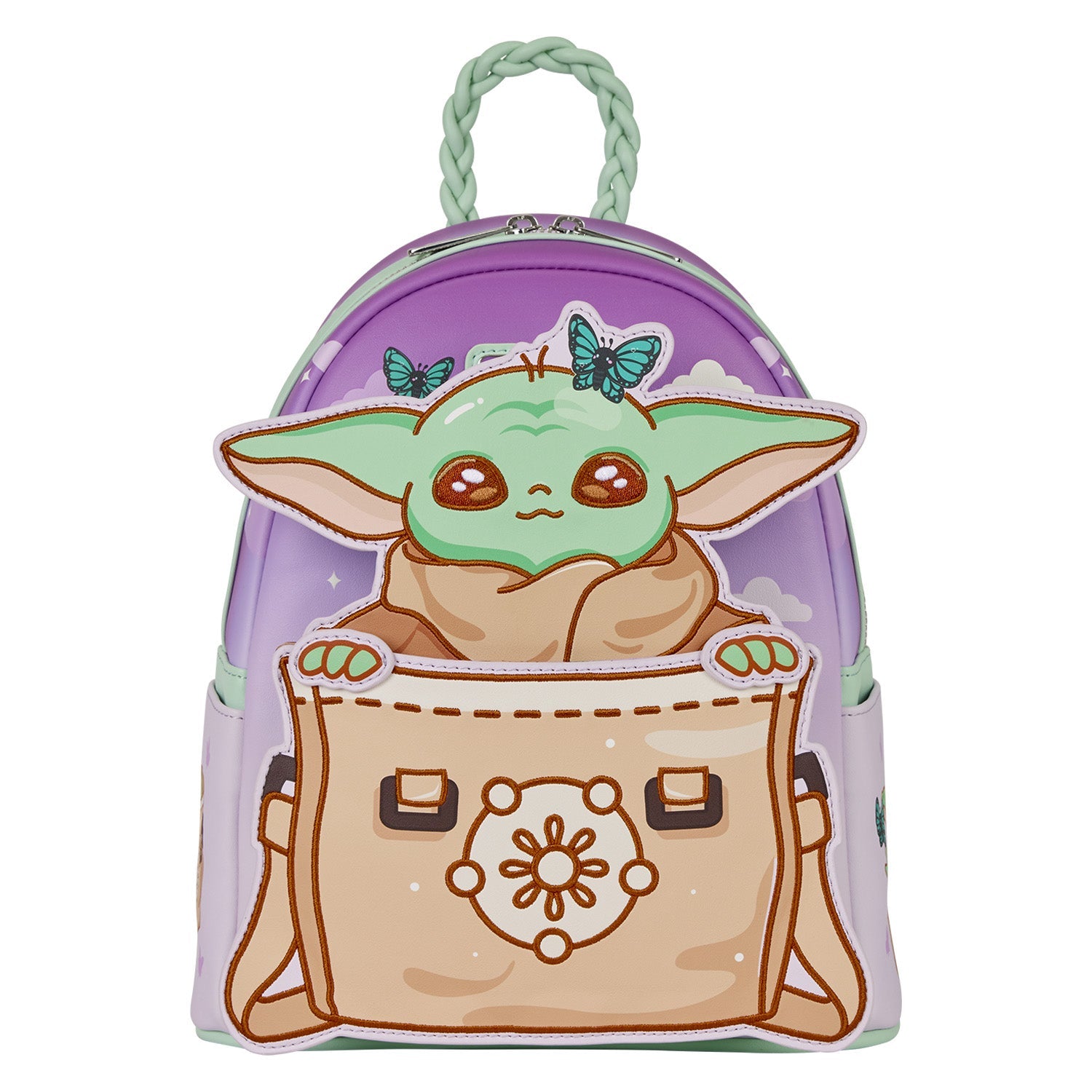 Loungefly x Star Wars Grogu Peek - a - Boo Mini Backpack - GeekCore