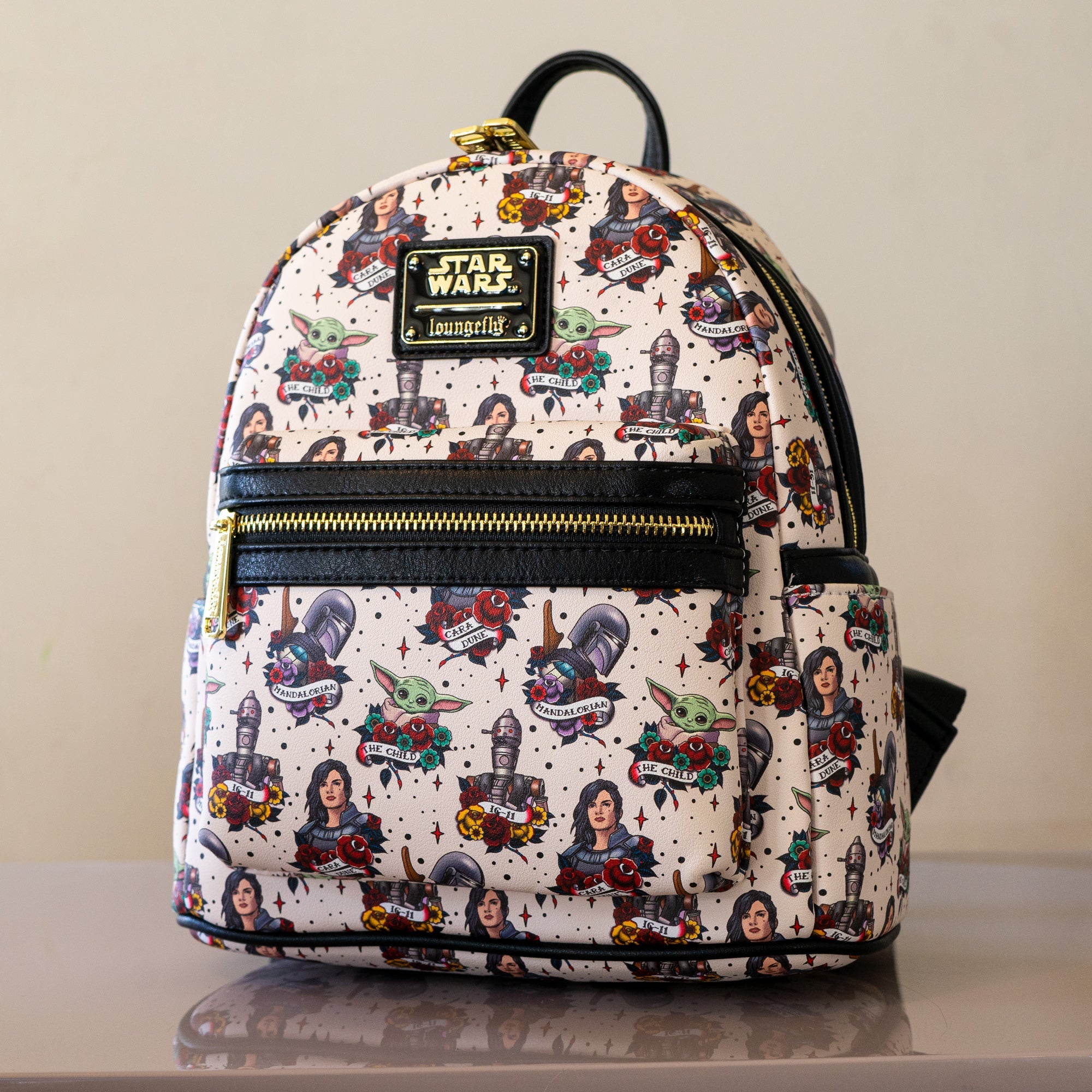 Loungefly x Star Wars Mandalorian Tattoo Mini Backpack - GeekCore