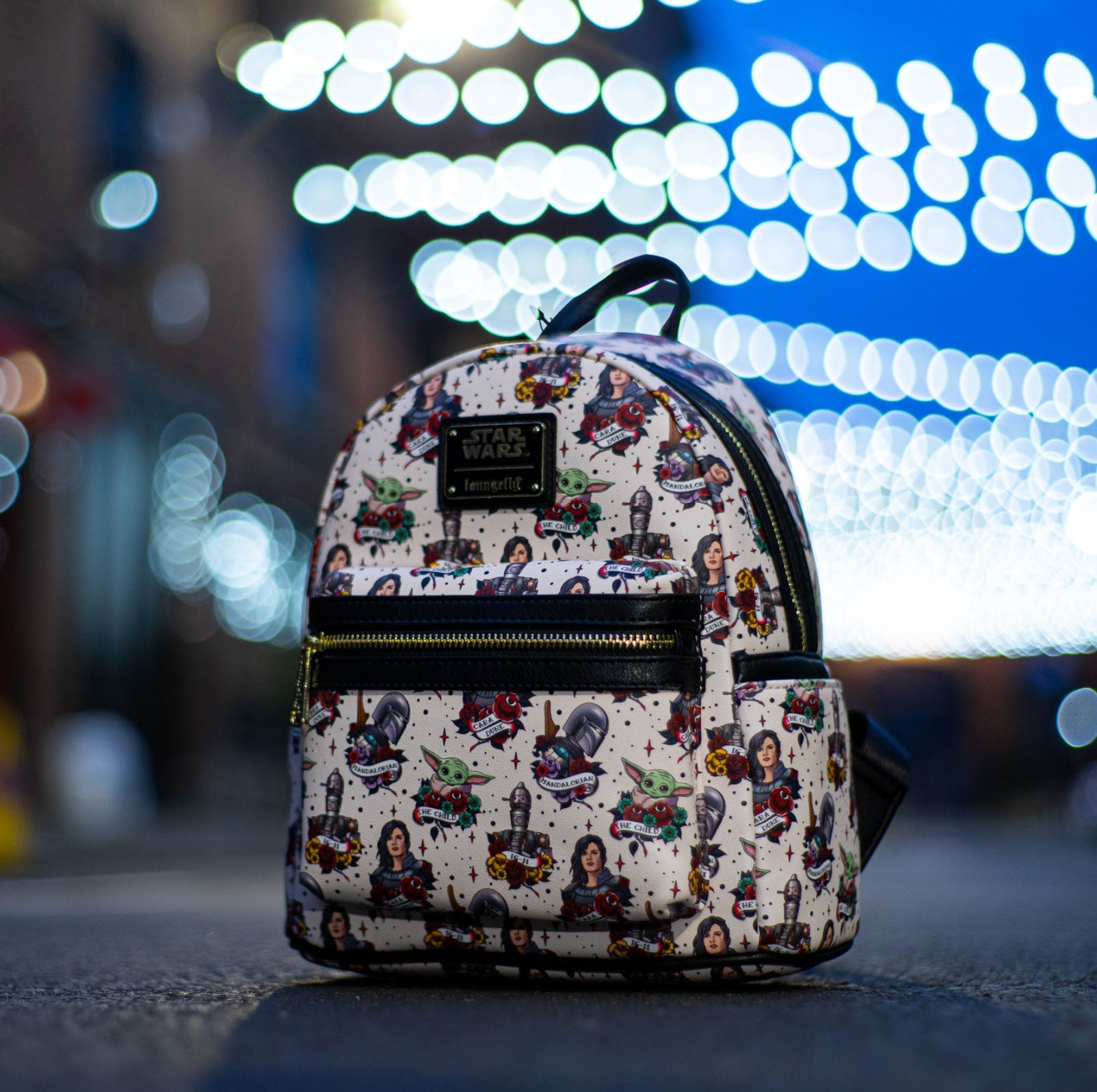 Loungefly x Star Wars Mandalorian Tattoo Mini Backpack - GeekCore