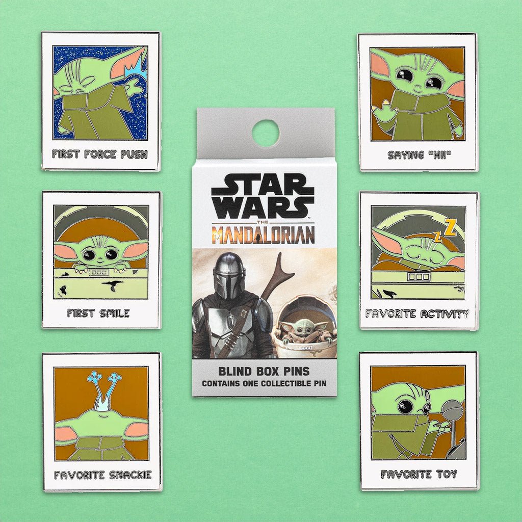 Loungefly x Star Wars Mandalorian The Child Polaroids Blind Box Mystery Pin - GeekCore