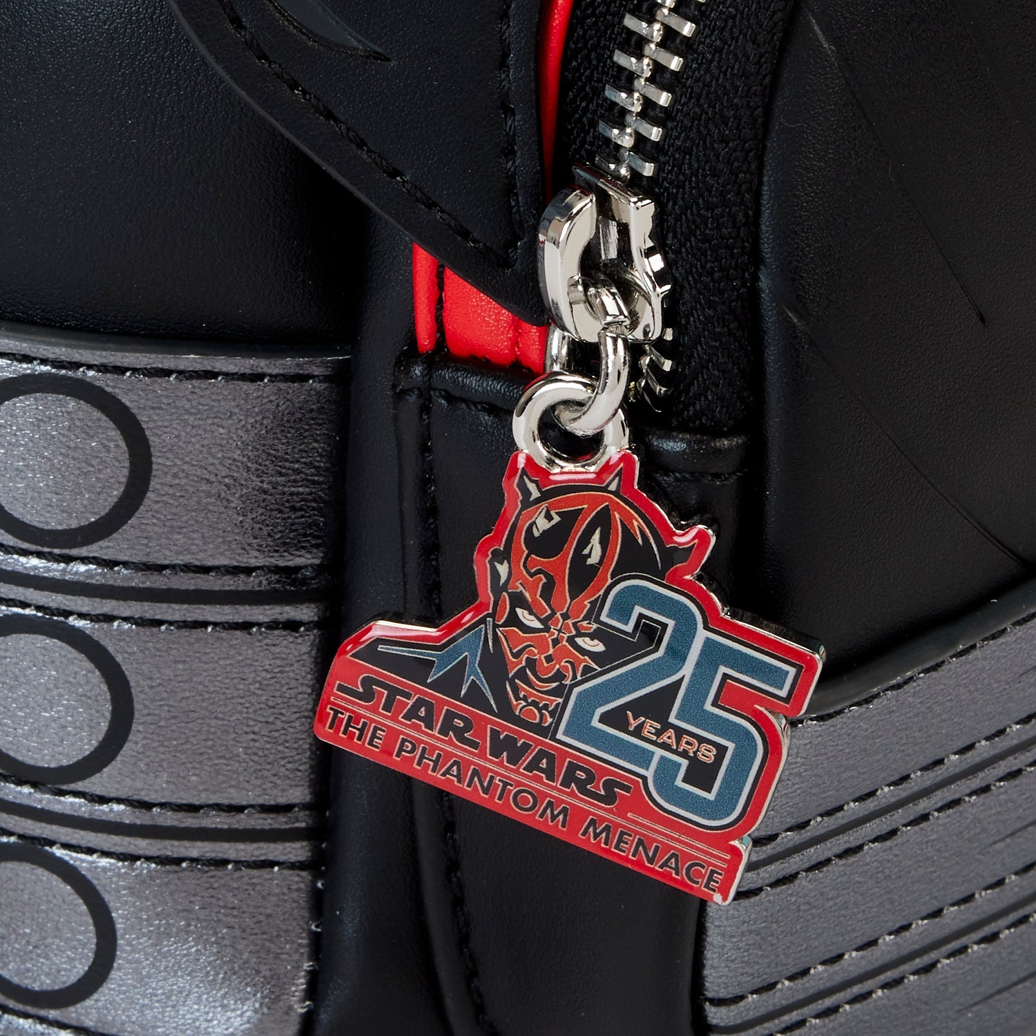 Loungefly x Star Wars Phantom Menace 25th Anniversary Darth Maul Cosplay Mini Backpack - GeekCore