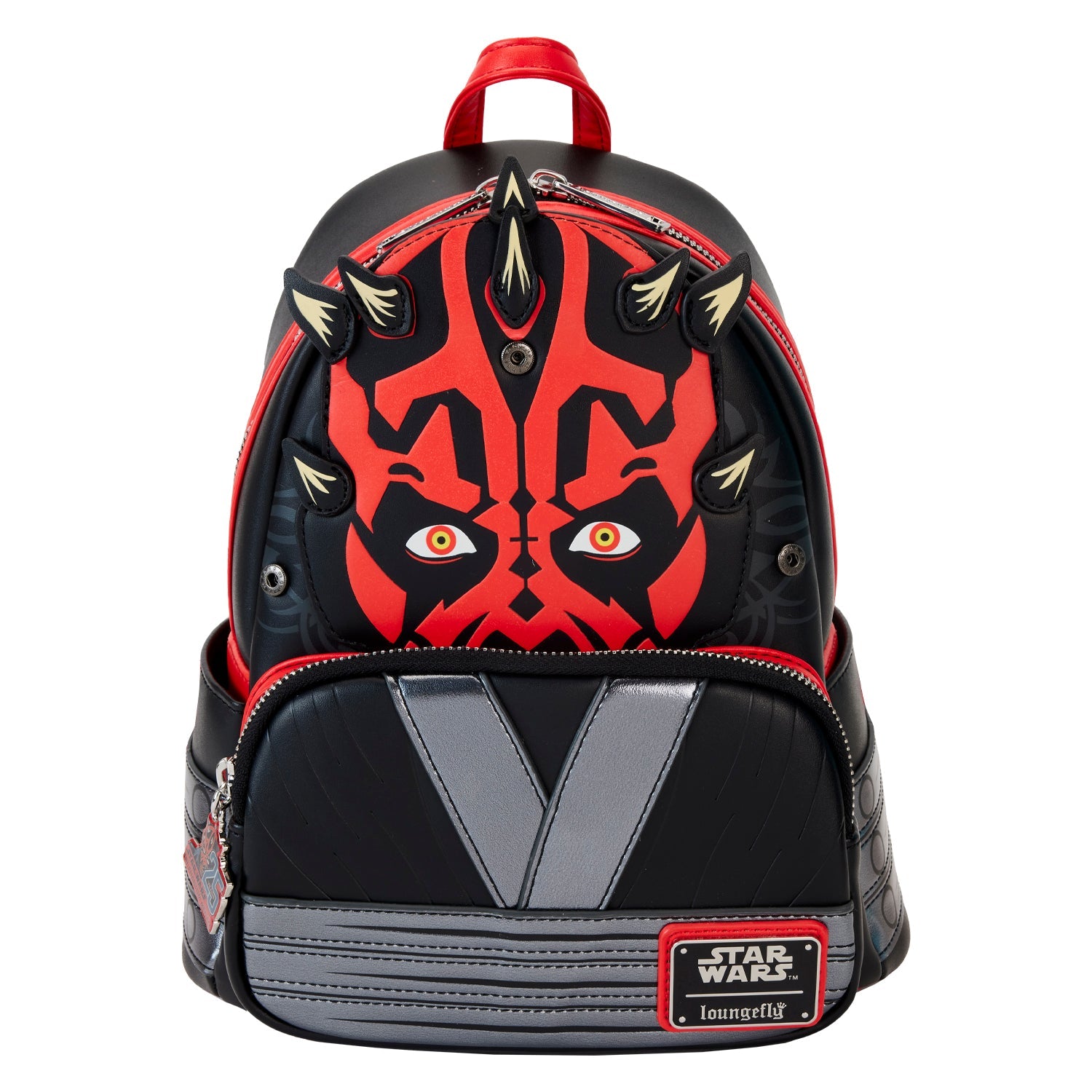 Loungefly x Star Wars Phantom Menace 25th Anniversary Darth Maul Cosplay Mini Backpack - GeekCore