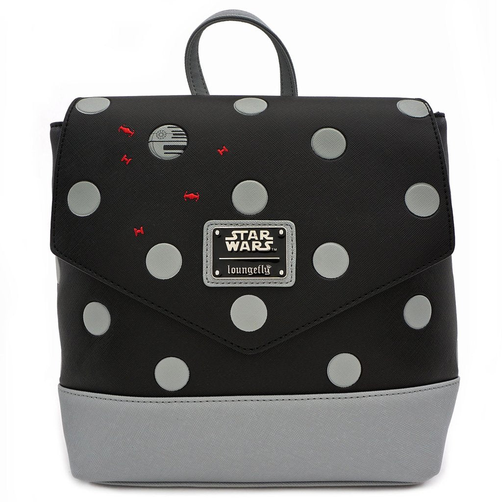Loungefly x Star Wars Polka Death Star Dot Mini Backpack - GeekCore