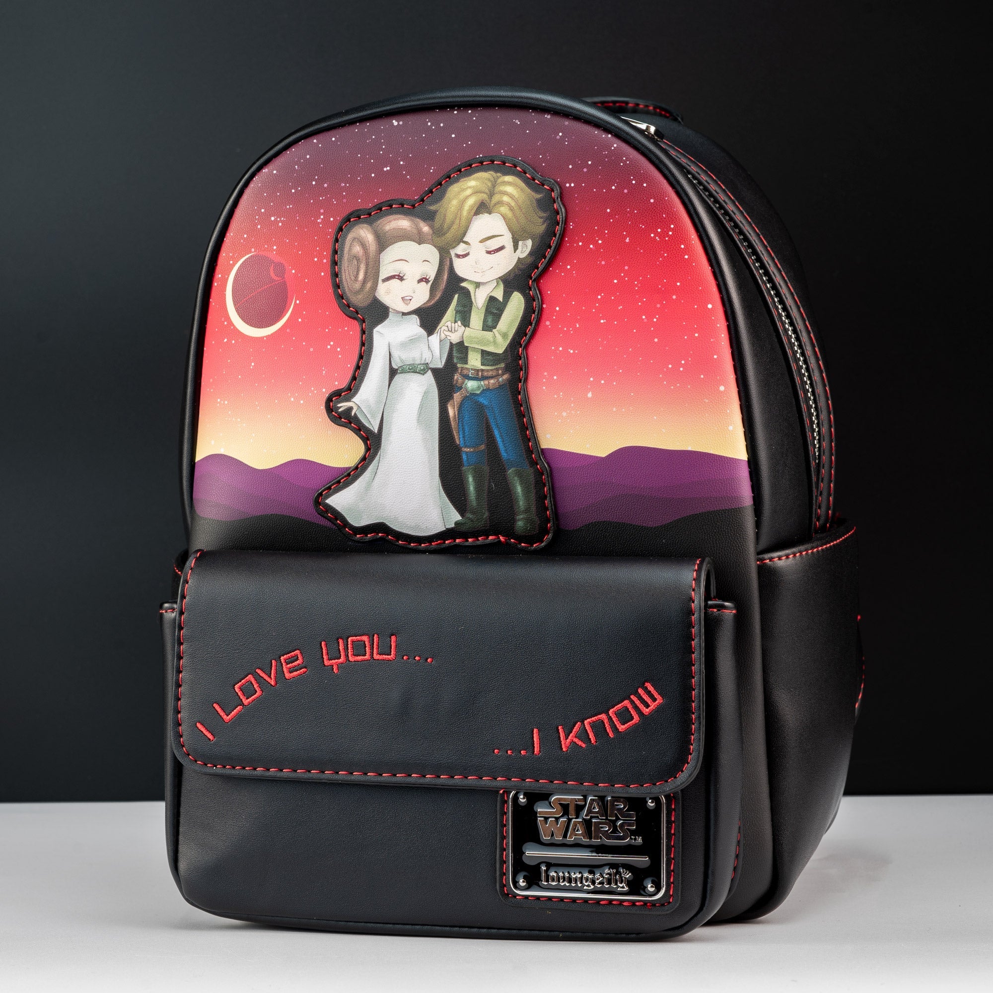 Loungefly x Star Wars Princess Leia and Han Solo Mini Backpack - GeekCore