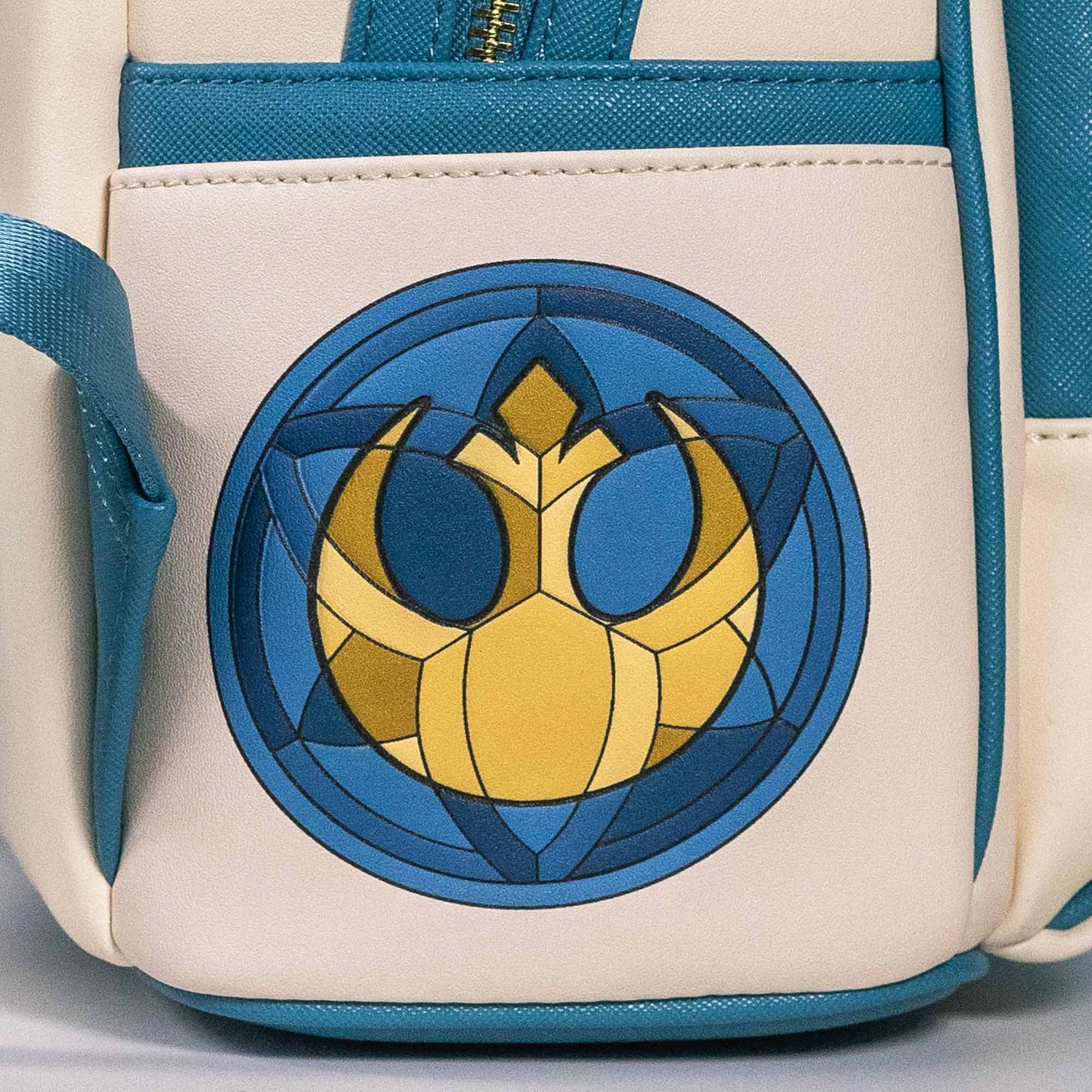 Loungefly x Star Wars R2 - D2 Stained Glass Portrait Mini Backpack - GeekCore