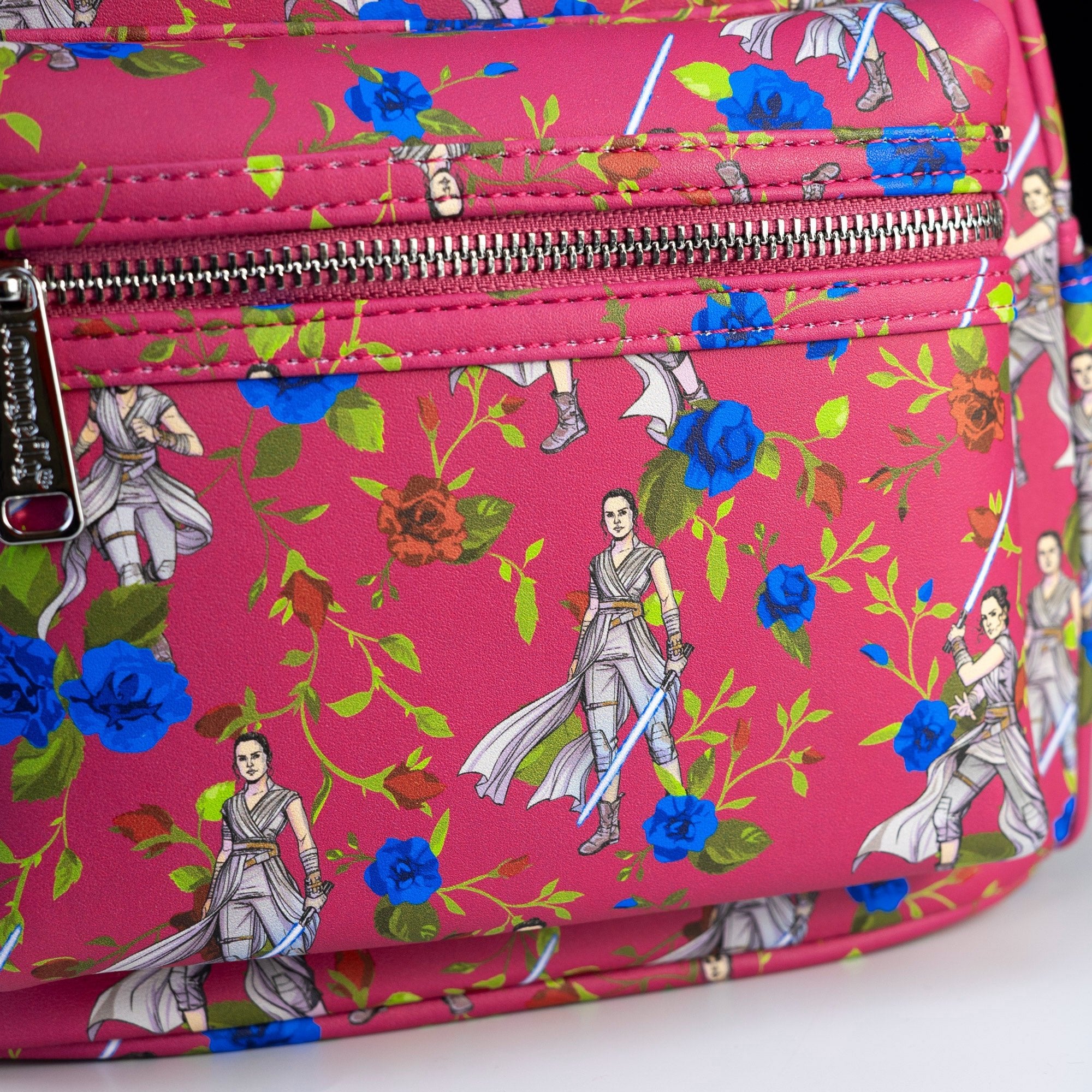 Loungefly x Star Wars Rey Floral All Over Print Mini Backpack - GeekCore