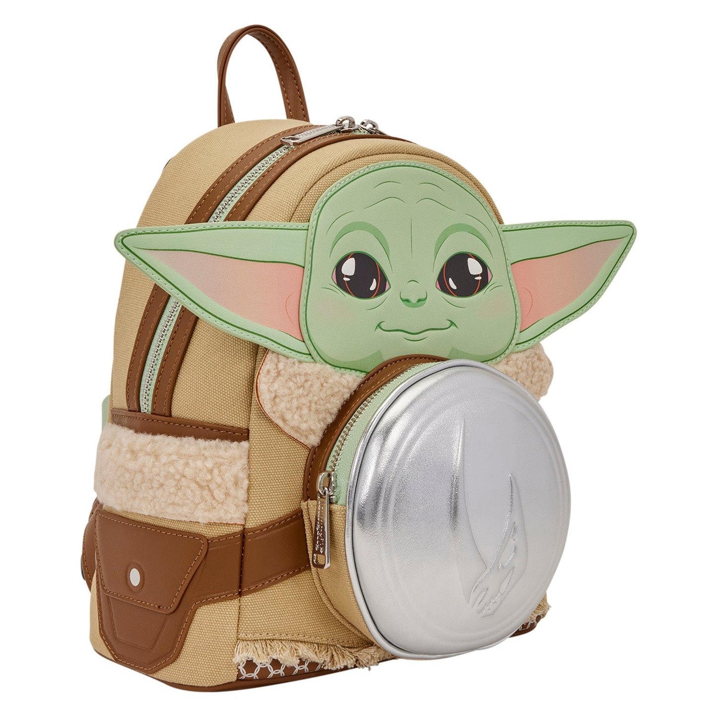 Loungefly x Star Wars The Mandalorian Grogu & Anzellan Mini Backpack - GeekCore