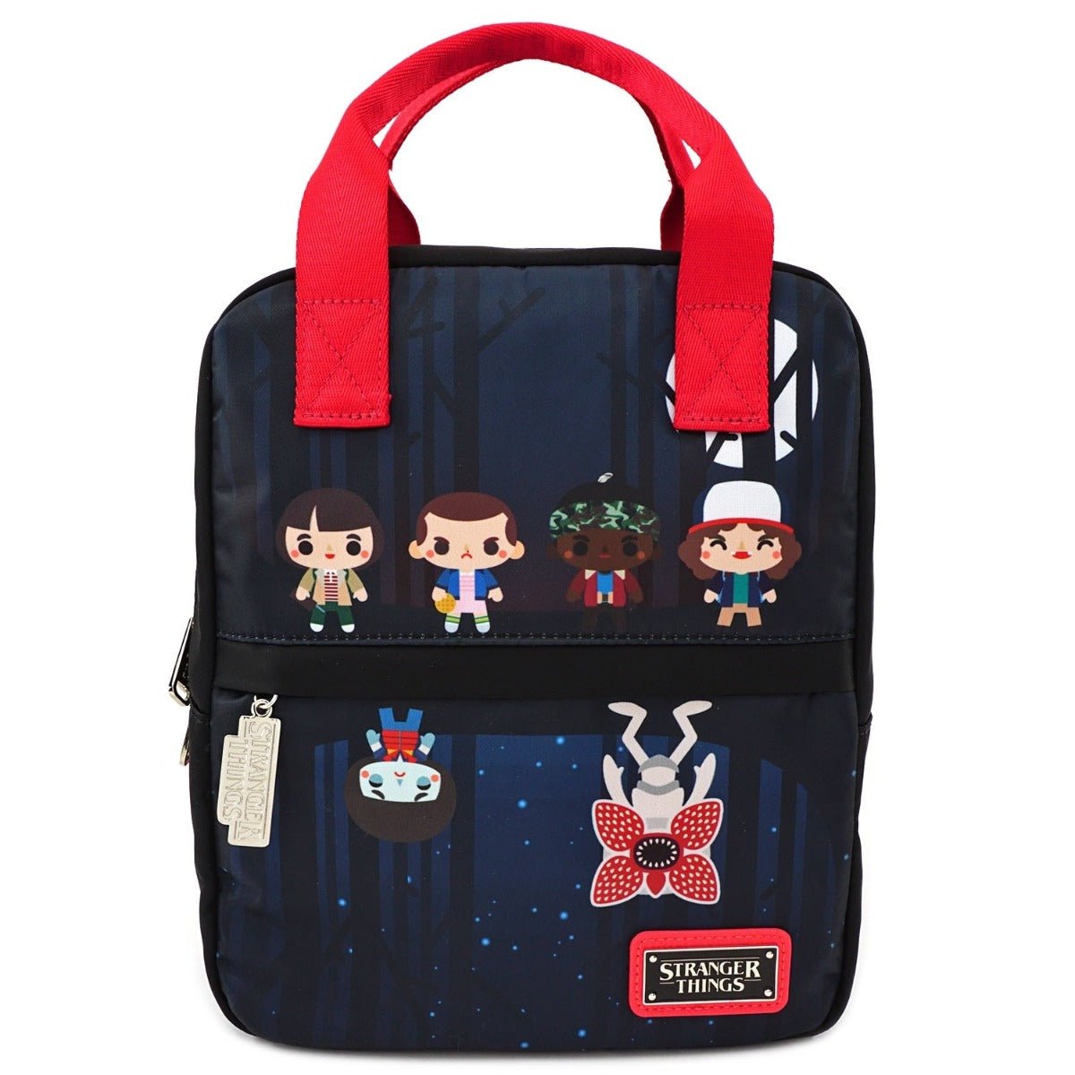 Loungefly x Stranger Things Poly - Nylon Square Chibi Backpack - GeekCore