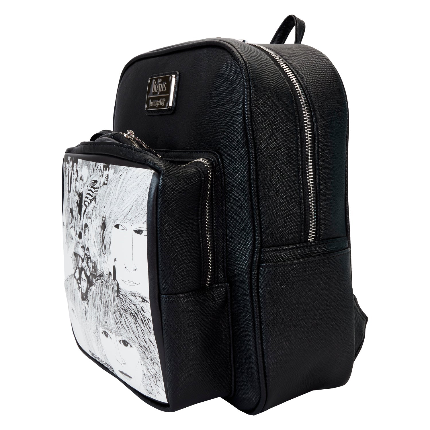 Loungefly x The Beatles Revolver Album with Record Pouch Mini Backpack - GeekCore