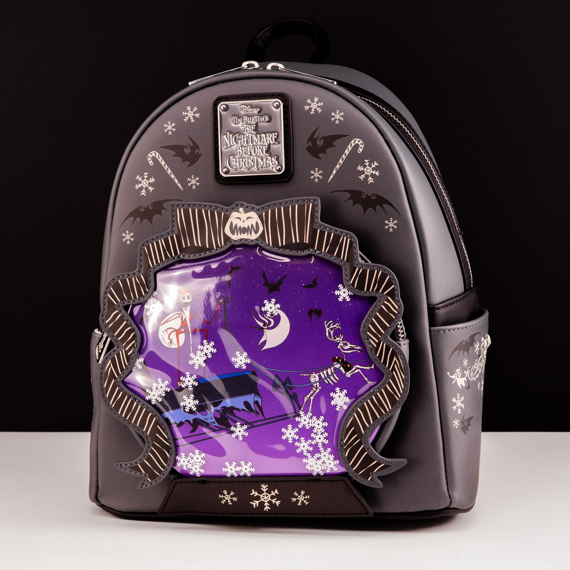 Loungefly x The Nightmare Before Christmas Jack and Zero Sleigh Ride Mini Backpack - GeekCore