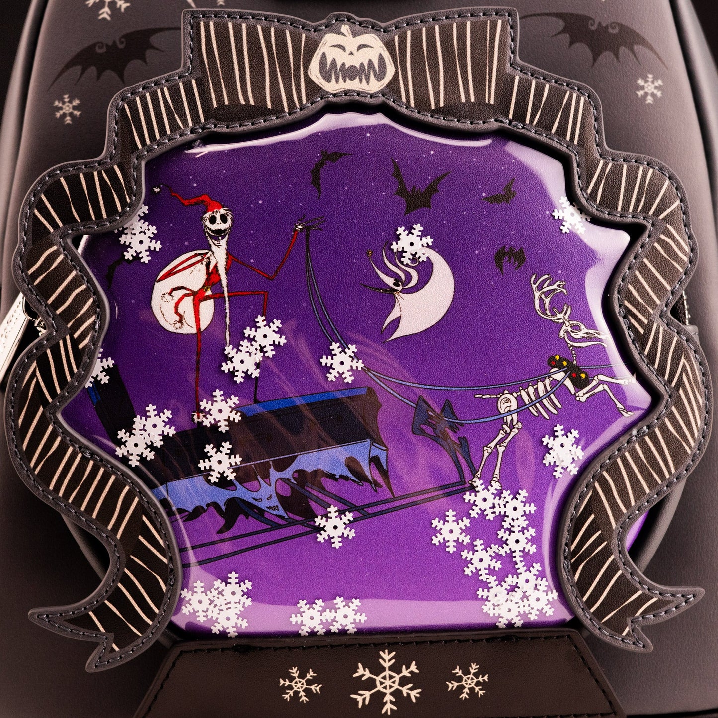 Loungefly x The Nightmare Before Christmas Jack and Zero Sleigh Ride Mini Backpack - GeekCore