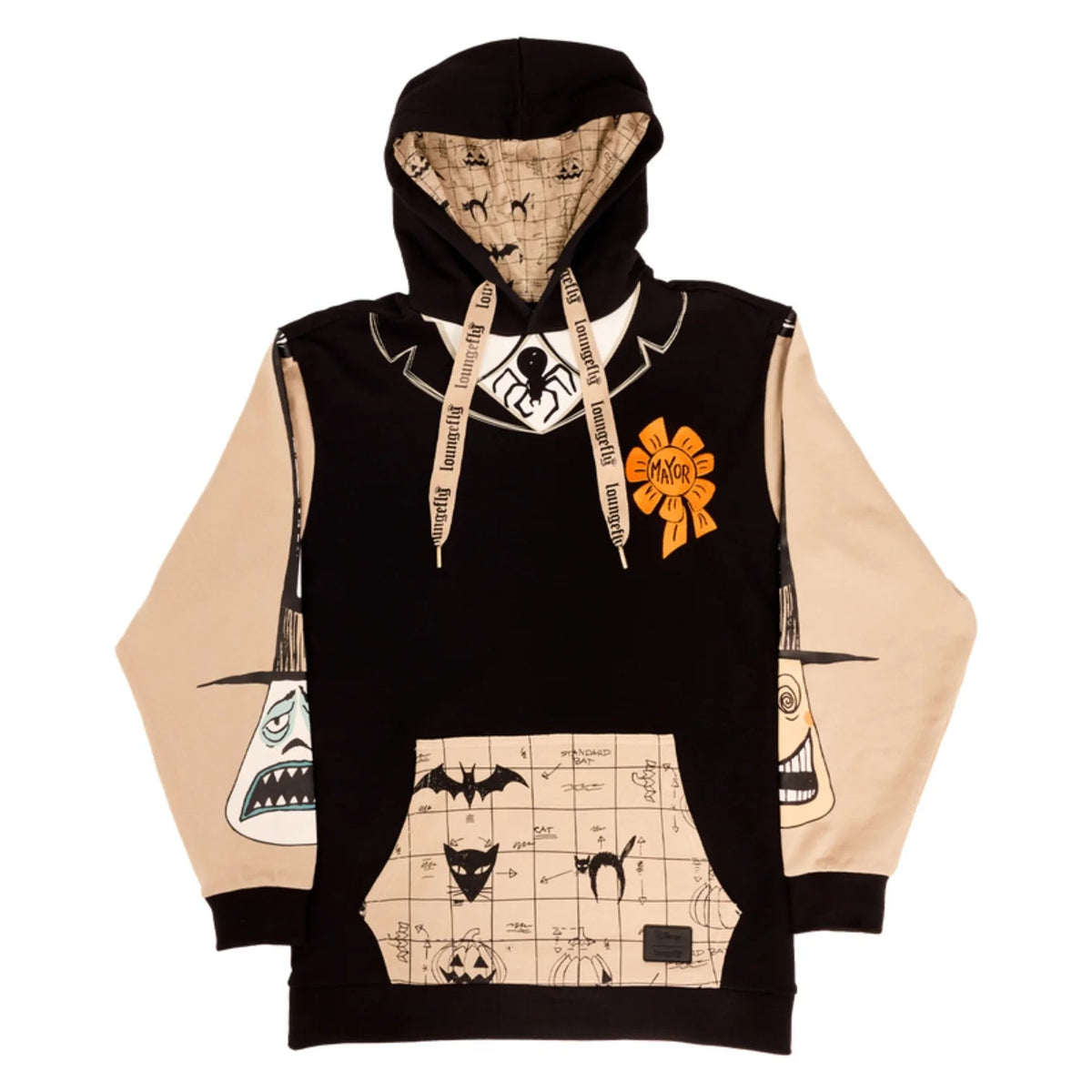 Loungefly x The Nightmare Before Christmas Mayor Hooded Sweatshirt - GeekCore