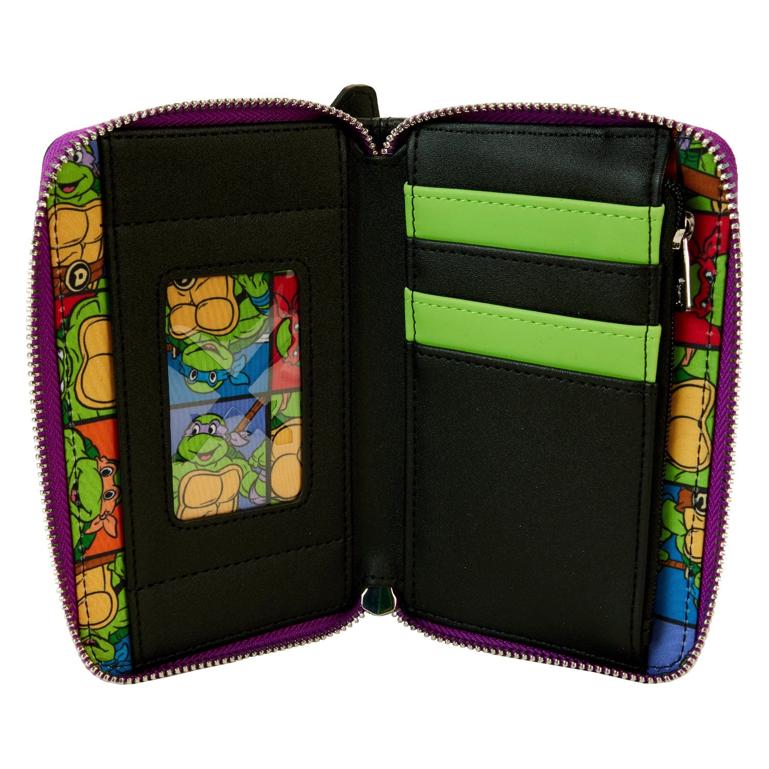 Loungefly x TMNT 40th Anniversary Vintage Arcade Wallet - GeekCore