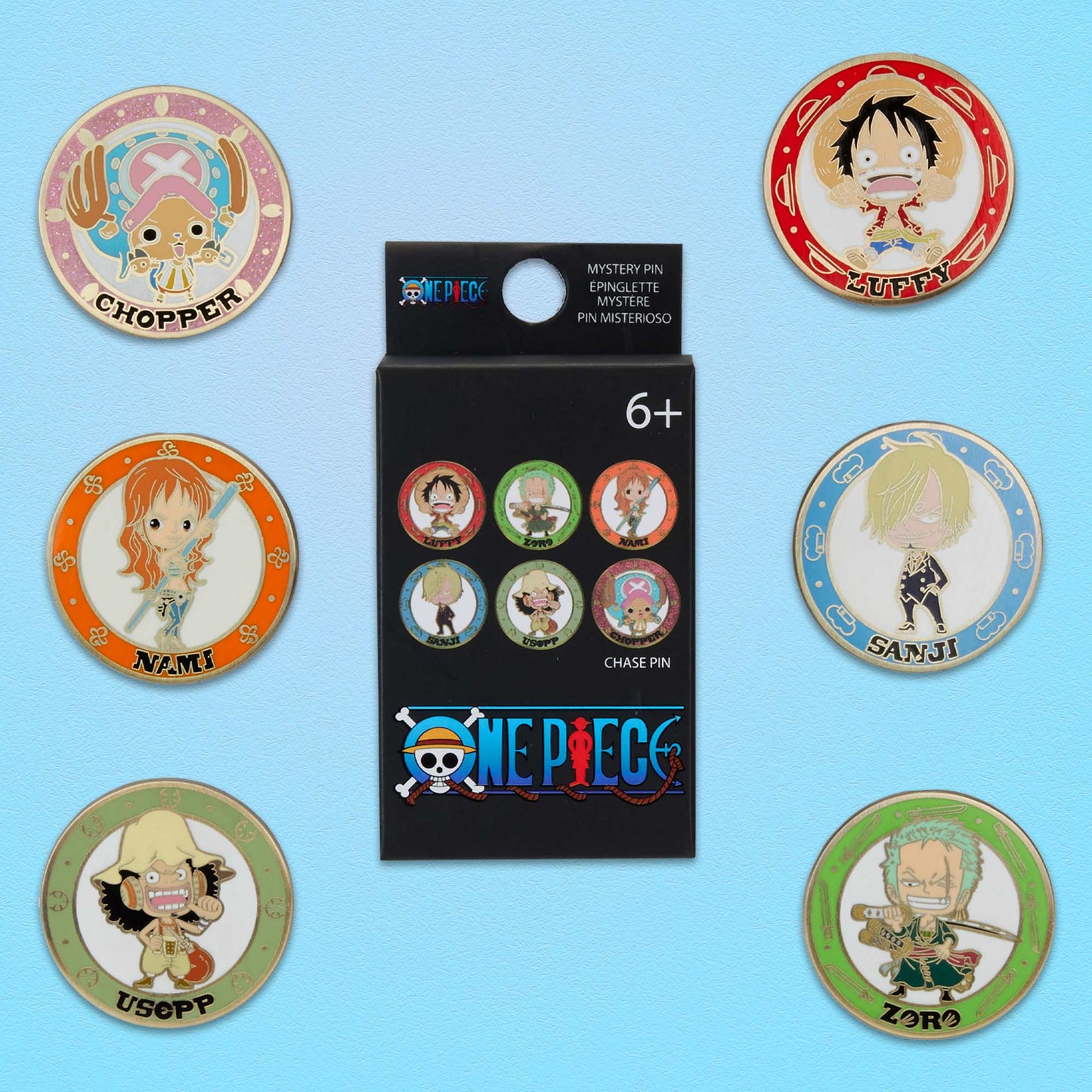 Loungefly x Toei One Piece Chibi Blind Box Mystery Pin - GeekCore