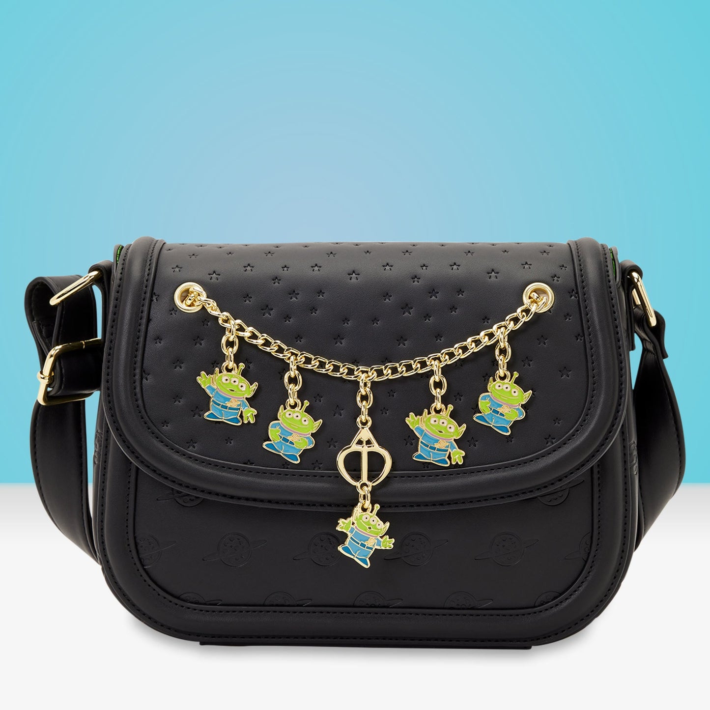 Loungefly x Toy Story 5 Aliens Charm Crossbody Bag - GeekCore