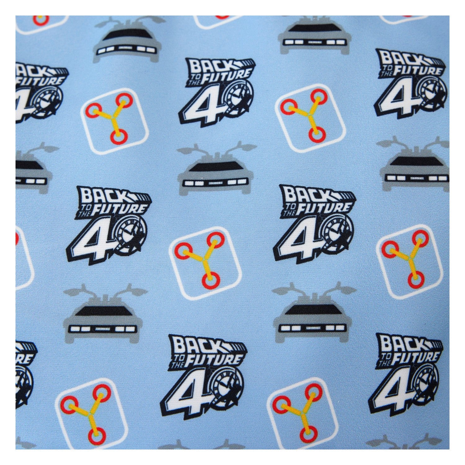 Loungefly x Universal Back to the Future 40th Anniversary Nylon Full - Size Backpack - GeekCore