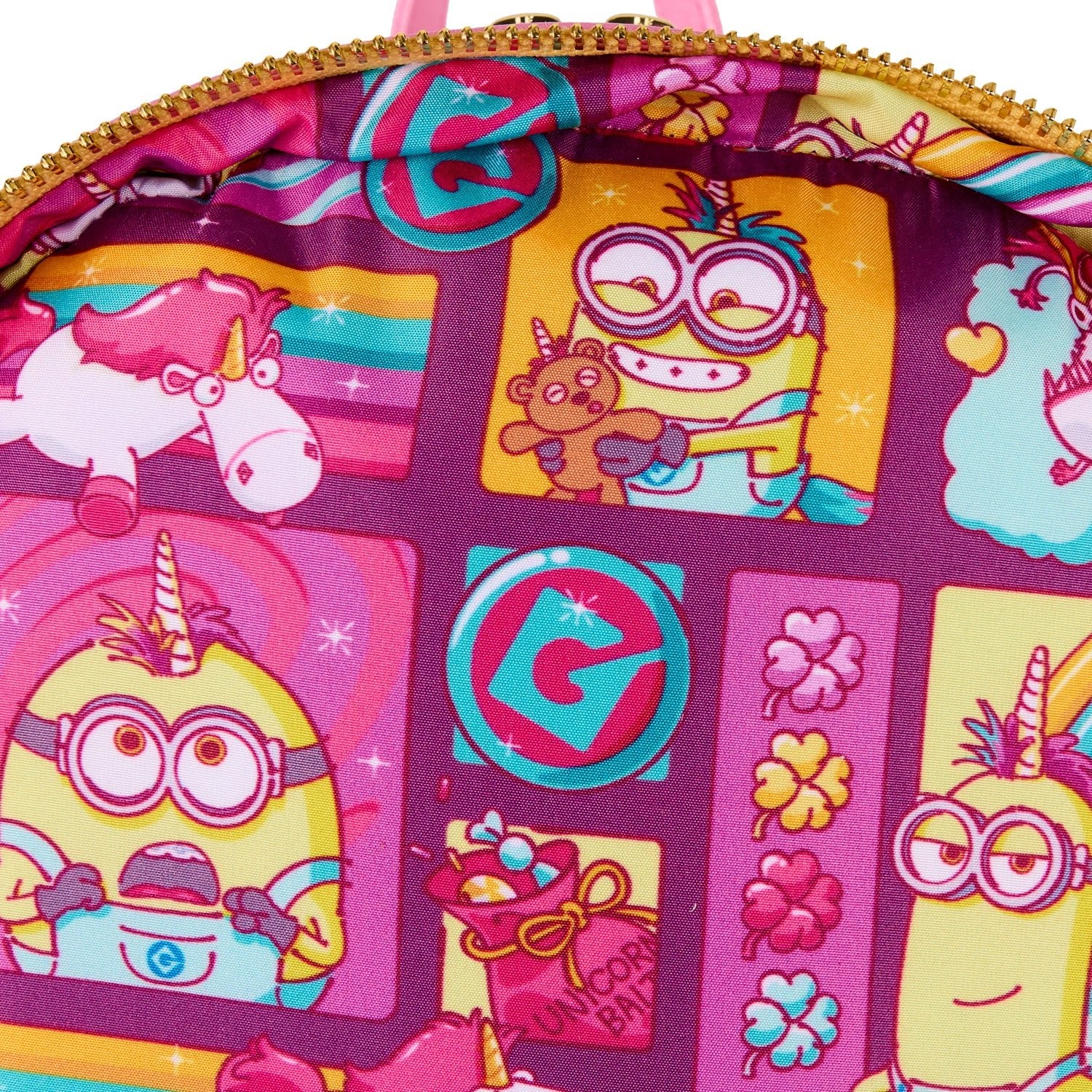 Loungefly x Universal Minions Fluffy the Unicorn Mini Backpack - GeekCore