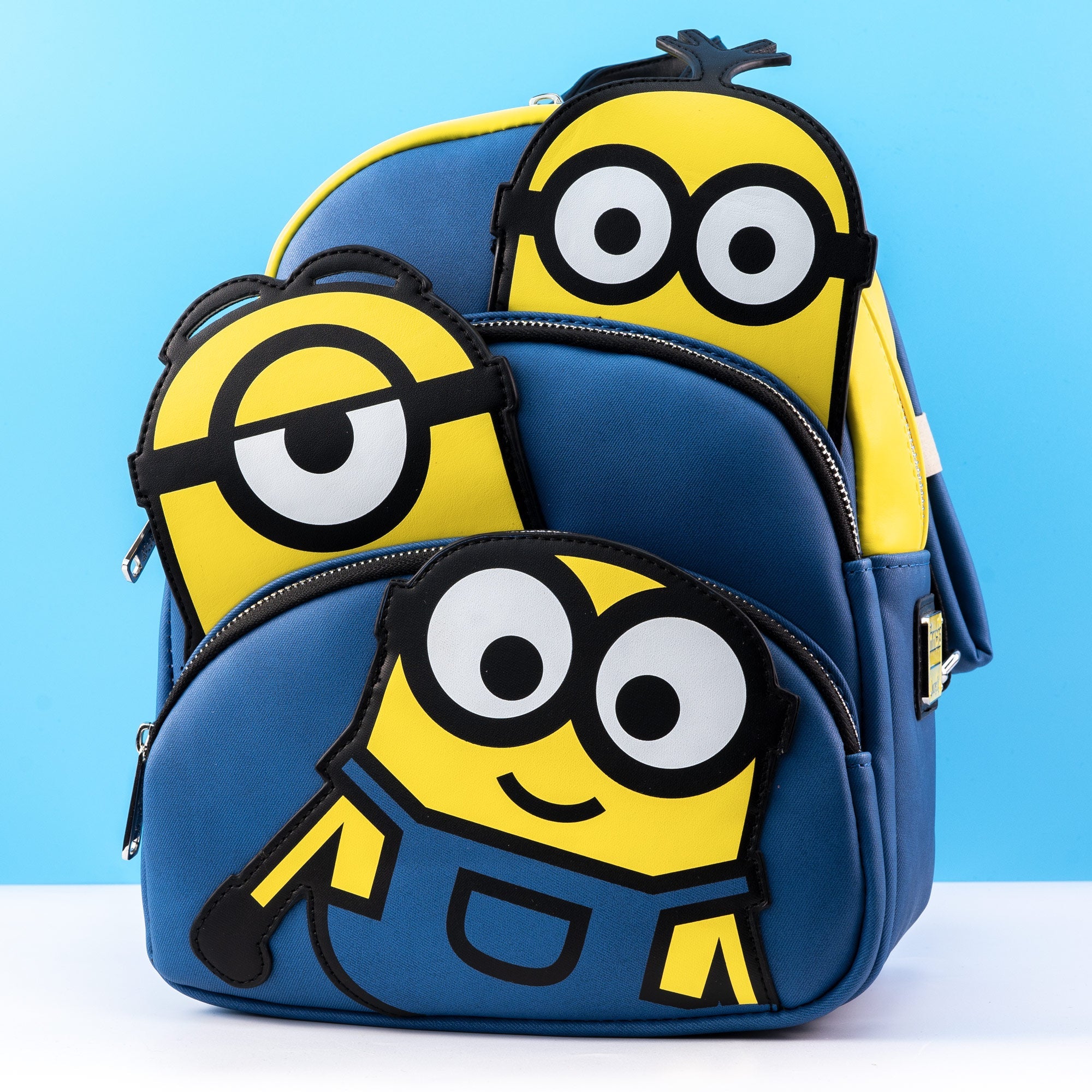 Loungefly x Universal Minions Triple Pocket Mini Backpack - GeekCore