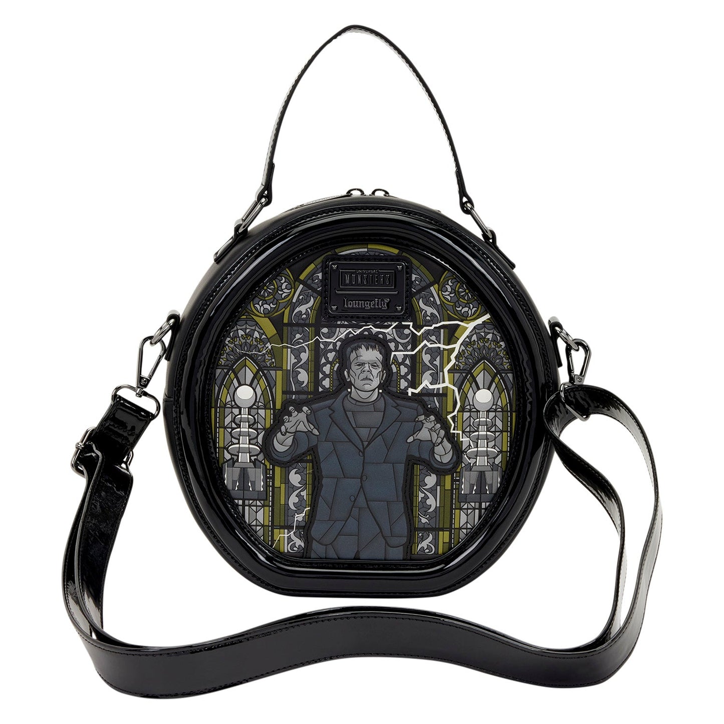 Loungefly x Universal Monsters Dracula & Frankenstein Crossbody Bag - GeekCore