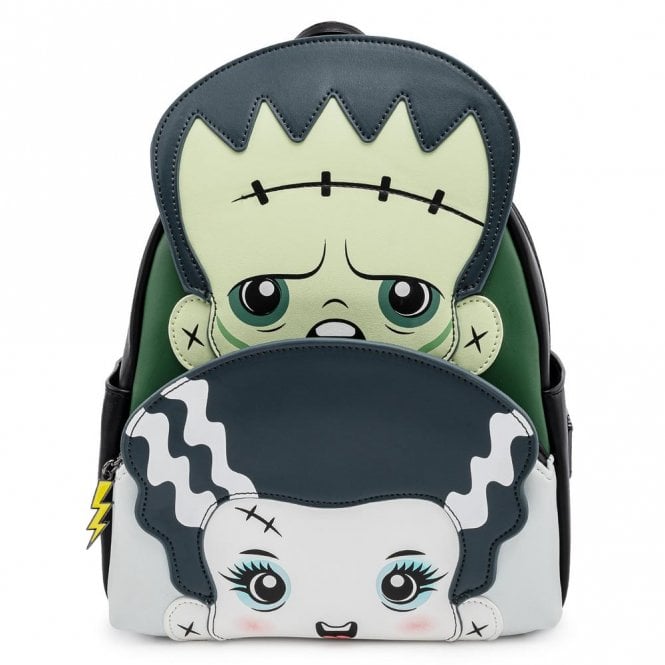 Loungefly x Universal Monsters Frankie and Bride Mini Backpack - GeekCore