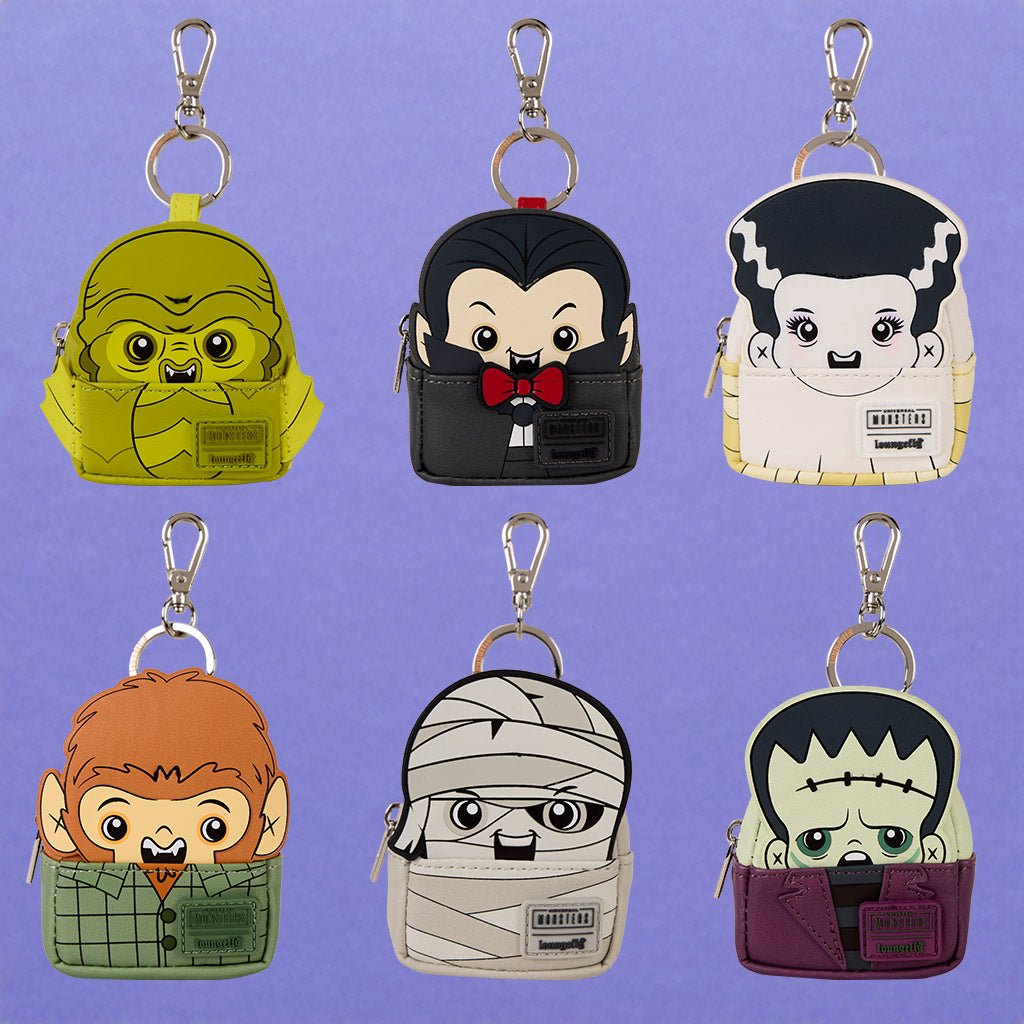 Loungefly x Universal Monsters Mystery Mini Backpack Bag Charm - GeekCore