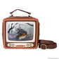Loungefly x Universal Monsters Vintage TV Triple Lenticular Crossbody Bag - GeekCore