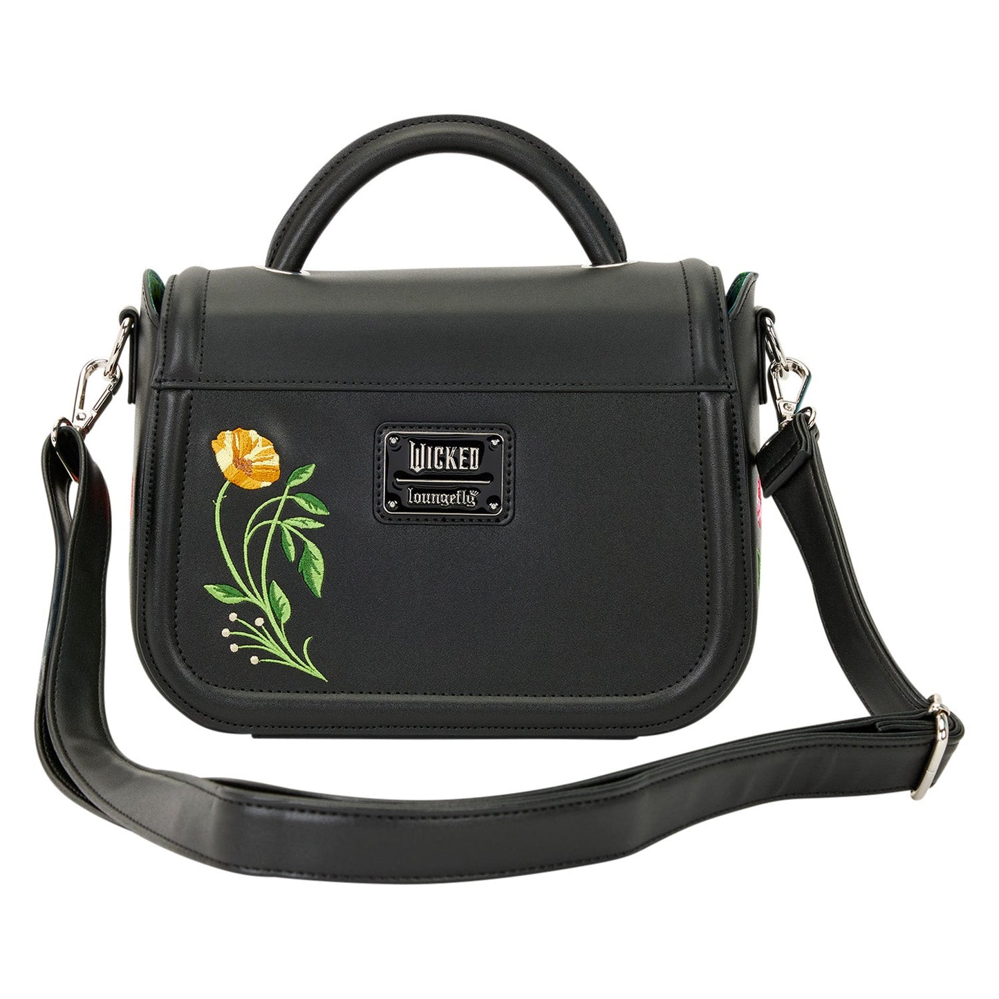 Loungefly x Universal Wicked: Part Two Floral Crossbody Bag - GeekCore