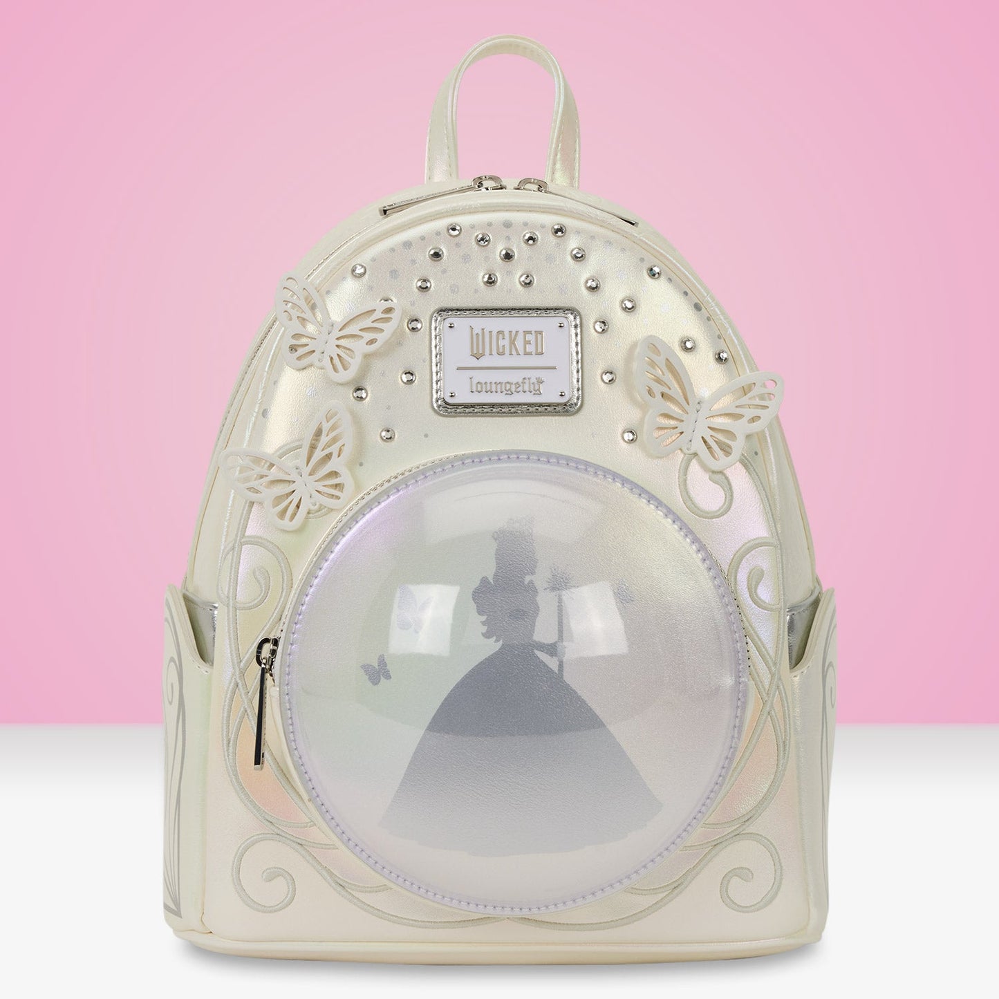 Loungefly x Universal Wicked: Part Two Glinda Bubble Mini Backpack - GeekCore