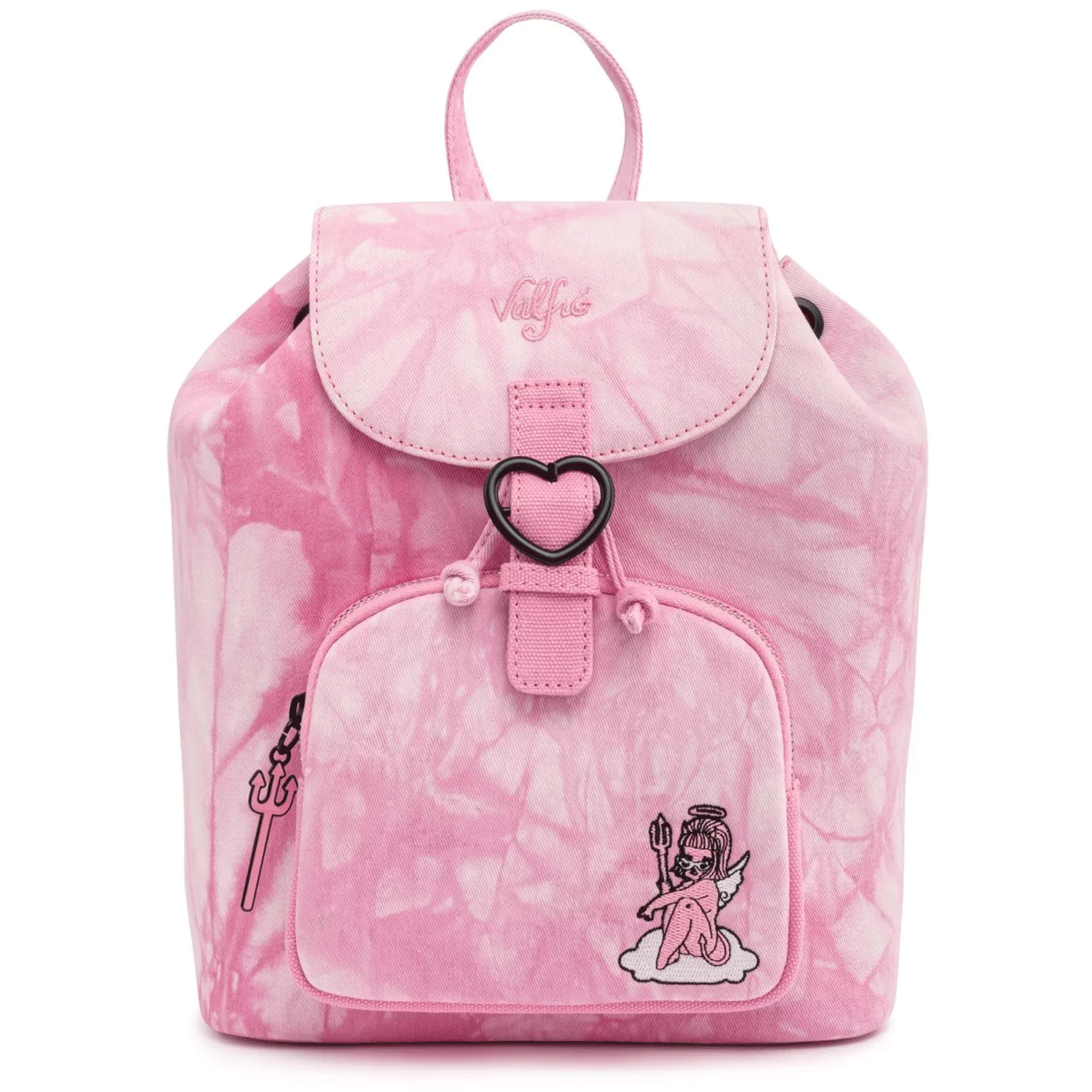 Loungefly x Valfré Lucy Pink Acid Wash Denim Mini Backpack - GeekCore