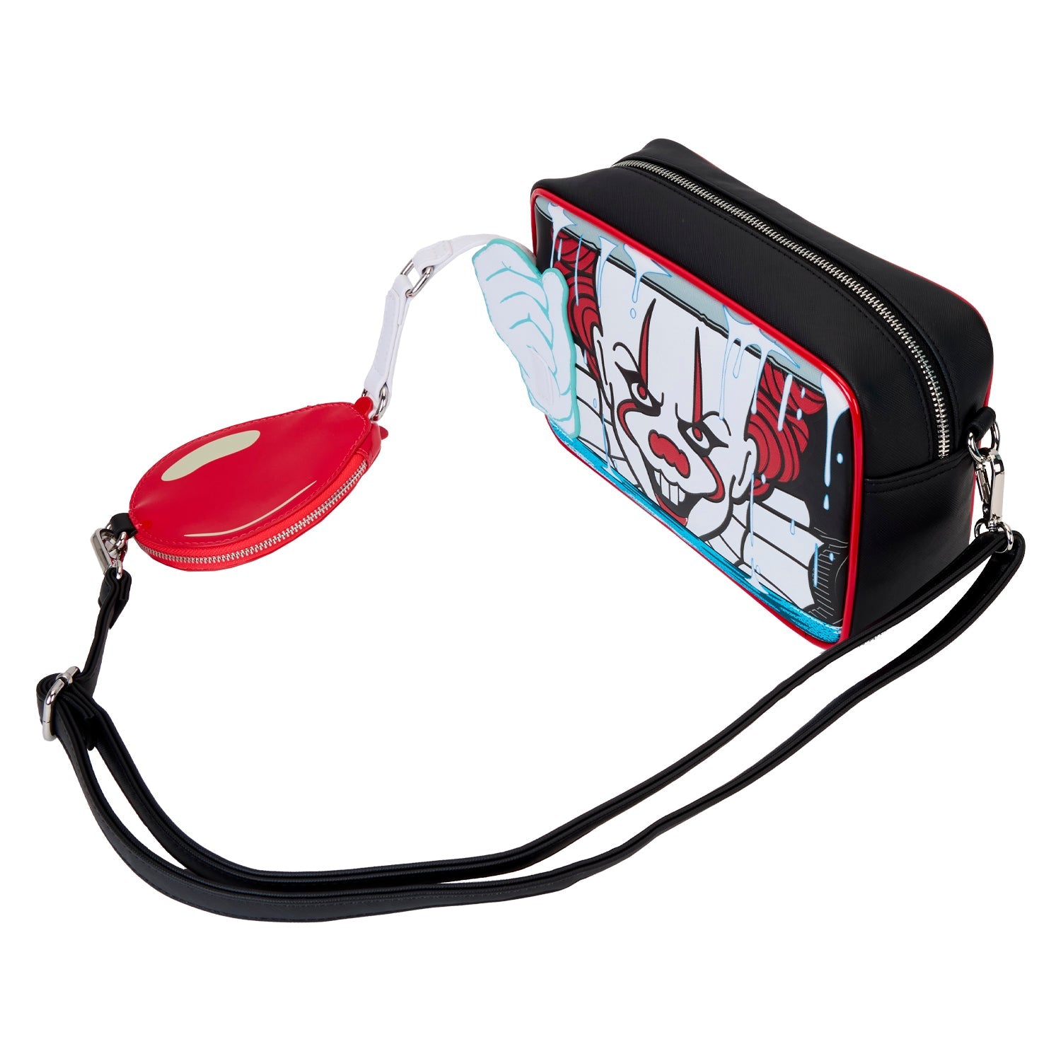 Loungefly x Warner Brothers IT Pennywise Balloon Crossbody Bag - GeekCore