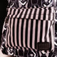 Loungefly x Wednesday Coffin Print Pin Striped Nylon Backpack - GeekCore