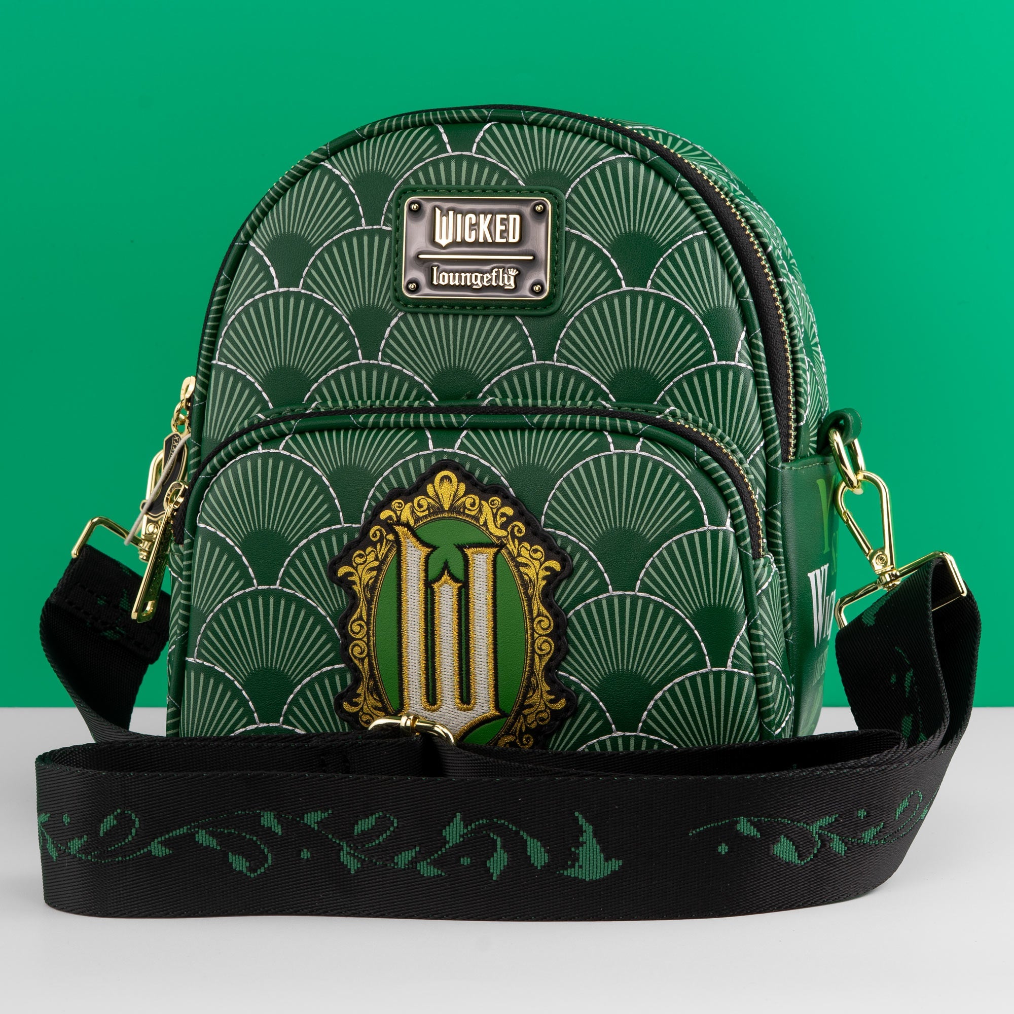Loungefly x Wicked Elphaba Green Convertible Mini Backpack - GeekCore