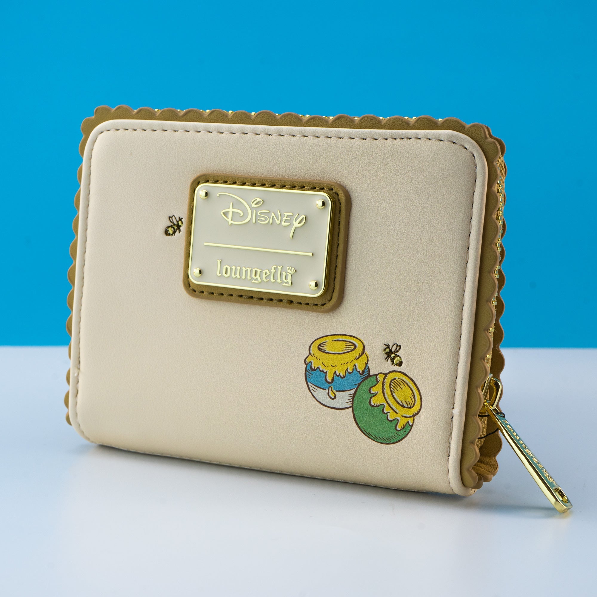 Loungefly x Winnie the Pooh Pastel Flowers Zip Around Purse - GeekCore