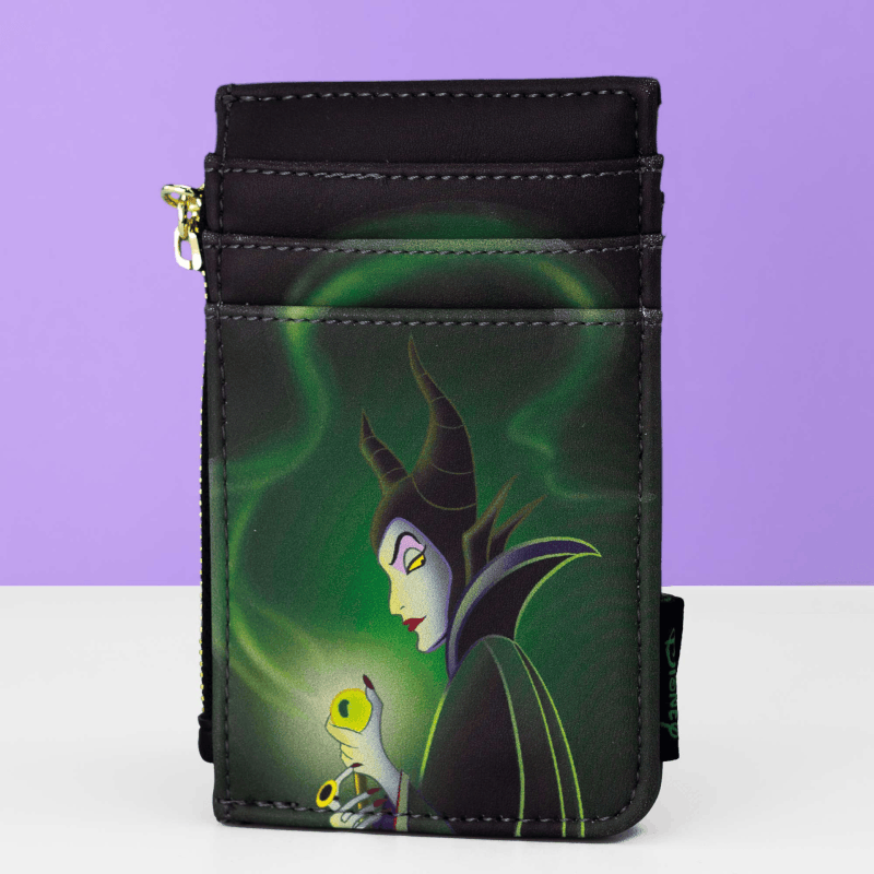 Loungefly x Disney Sleeping Beauty Aurora & Maleficent Glow in the Dark Card Holder