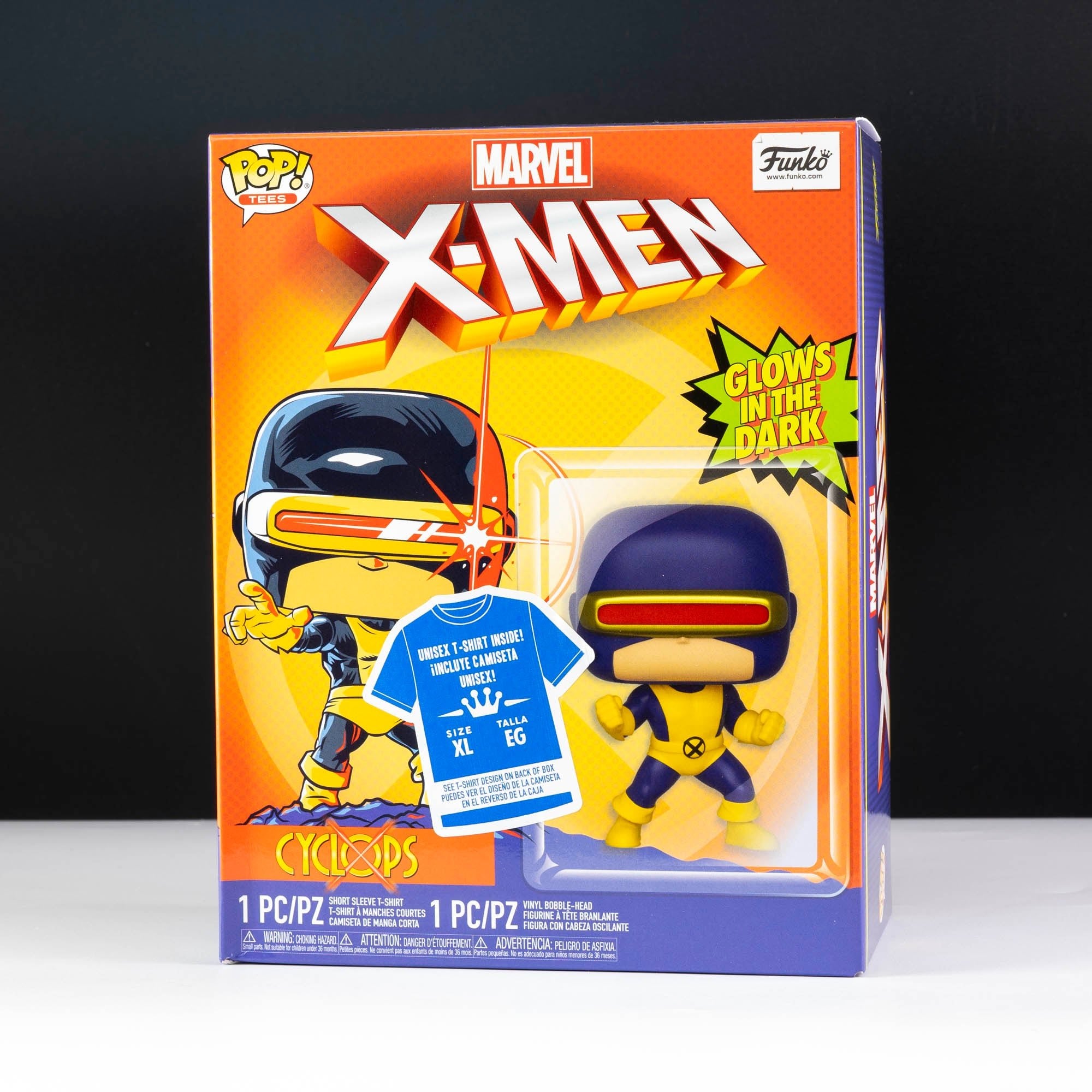 Marvel 80th X - Men Cyclops First Appearance Pop! Vinyl and Tee Set - GeekCore