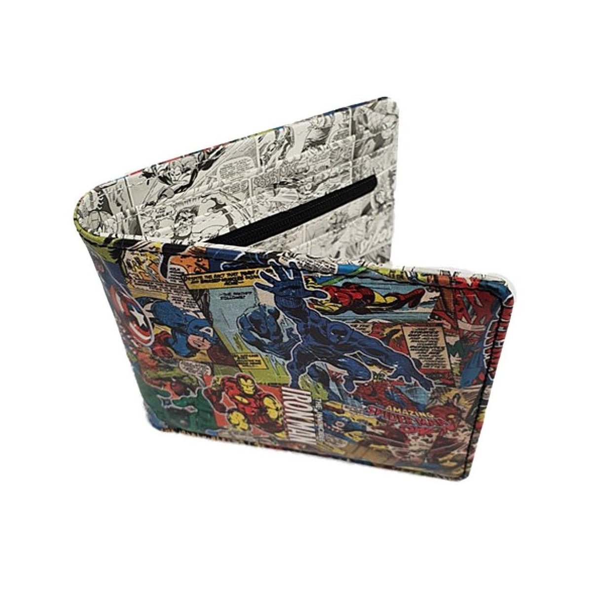 Marvel Allover Print Retro Comic - Style Wallet - GeekCore