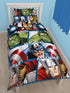 Marvel Avengers Reversible Single Duvet Cover Bedding Set - GeekCore