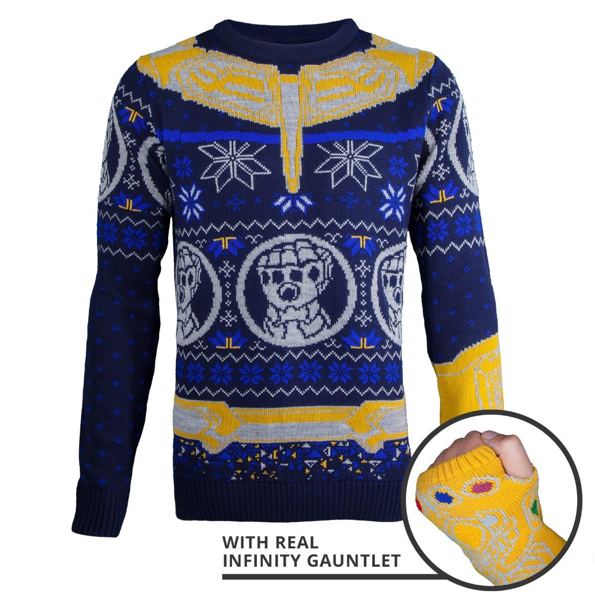 Marvel Avengers Thanos Knitted Christmas Jumper / Sweater - GeekCore