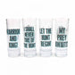 Marvel Black Panther 4 Set Shot Glasses - GeekCore