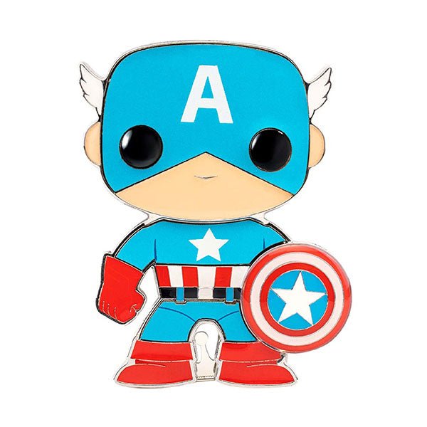Marvel Captain America Funko POP! Pin - GeekCore