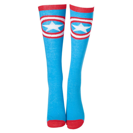 Marvel Captain America Knee High Socks - GeekCore